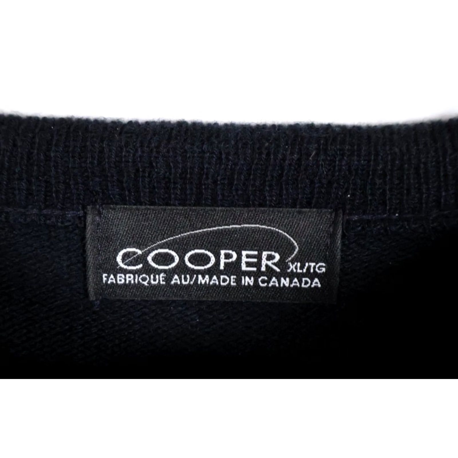 Vintage VINTAGE Cooper 90s Geometric Knit Sweater Mens XL Black Brown Crew Neck Pullover Size US XL / EU 56 / 4 - 3 Thumbnail