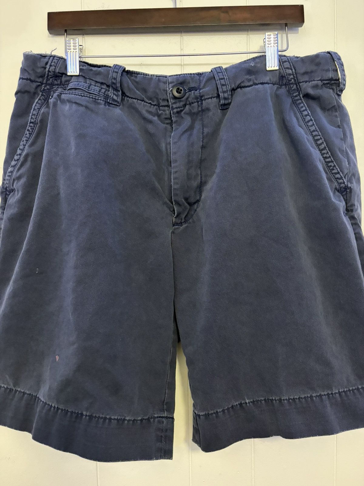 Polo Ralph Lauren Vintage Y2k Polo Ralph Lauren navy blue adjustable shorts Size US 35 - 2 Thumbnail