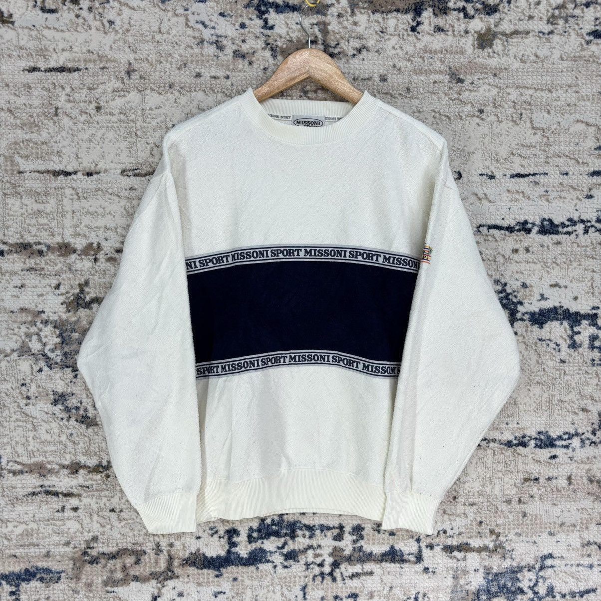 Missoni Vintage Missoni Sport Golf Crew neck Sweatshirt Size US L / EU 52-54 / 3 - 1 Thumbnail