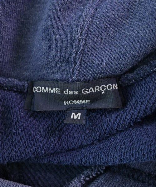 Comme des Garcons Homme Hoodie Cotton Logo Print Inseam Pocket Navy Blue Size US M / EU 48-50 / 2 - 11 Thumbnail