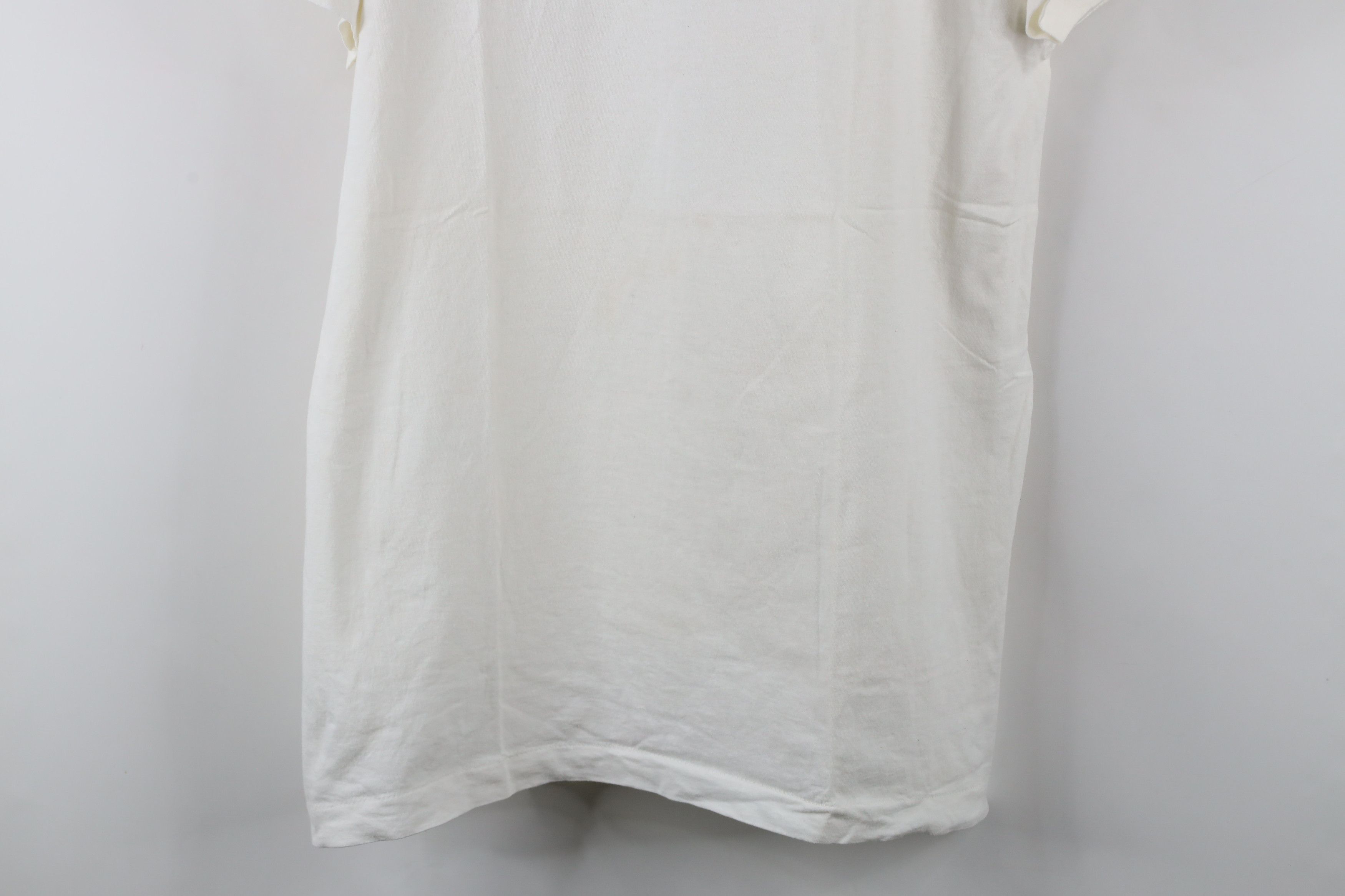 Vintage Vintage 90s Streetwear Cotton Short Sleeve T-Shirt White USA Size US XL / EU 56 / 4 - 3 Thumbnail