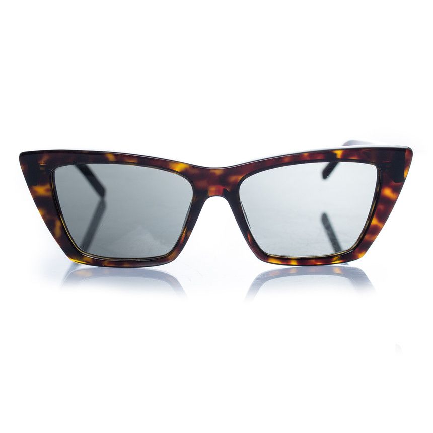 Saint Laurent Paris Saint Laurent, Mica tortoise sunglasses in brown Size ONE SIZE - 2 Thumbnail