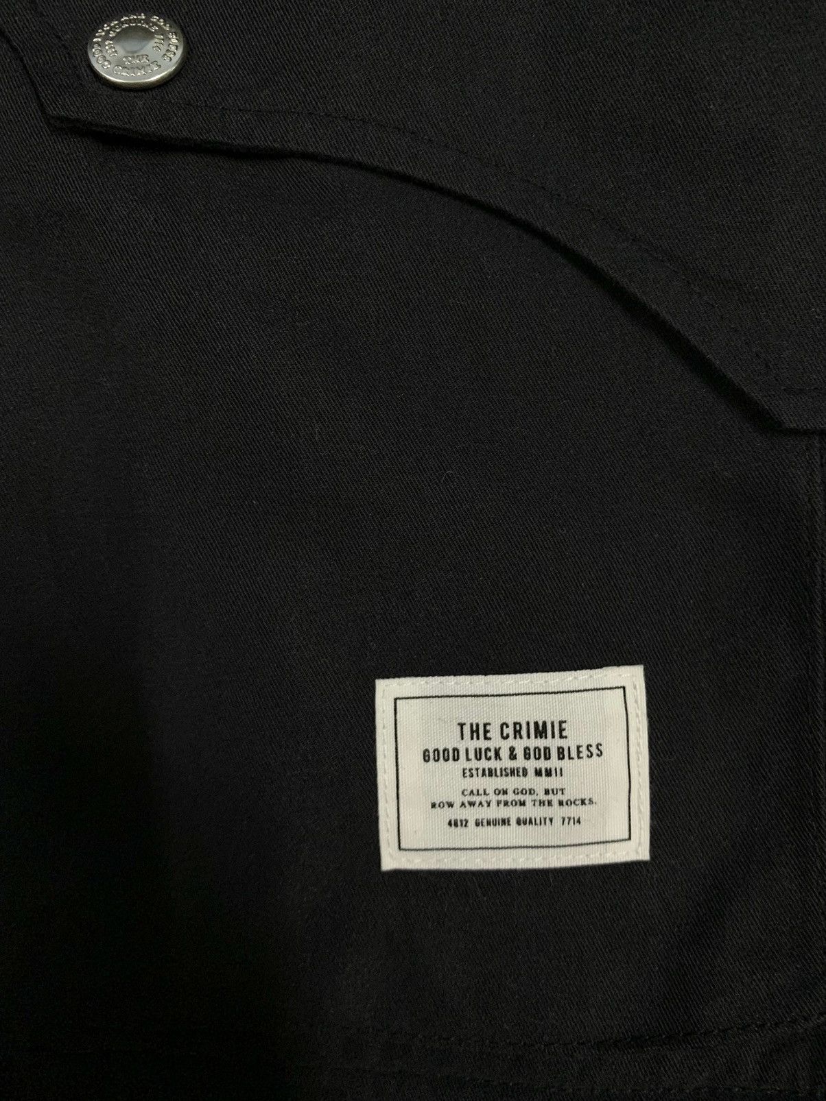 Japanese Brand Vintage The Crimie Canvas Sherpa Lined Trucker/Chore Jacket Size US M / EU 48-50 / 2 - 12 Thumbnail