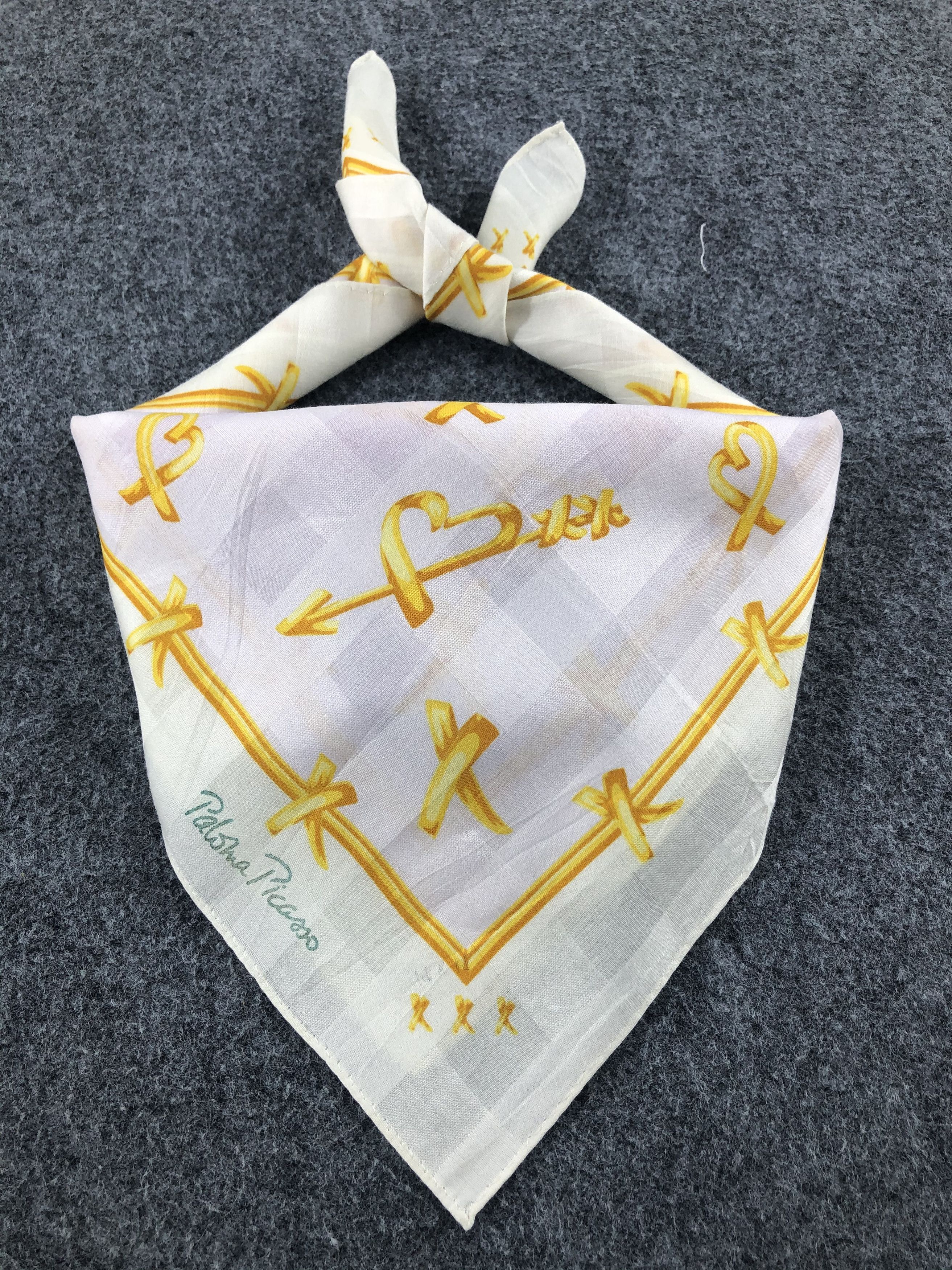 Paloma Picasso × Vintage Paloma Picasso Handkerchief / Bandana / Neckerchief Size ONE SIZE - 1 Thumbnail