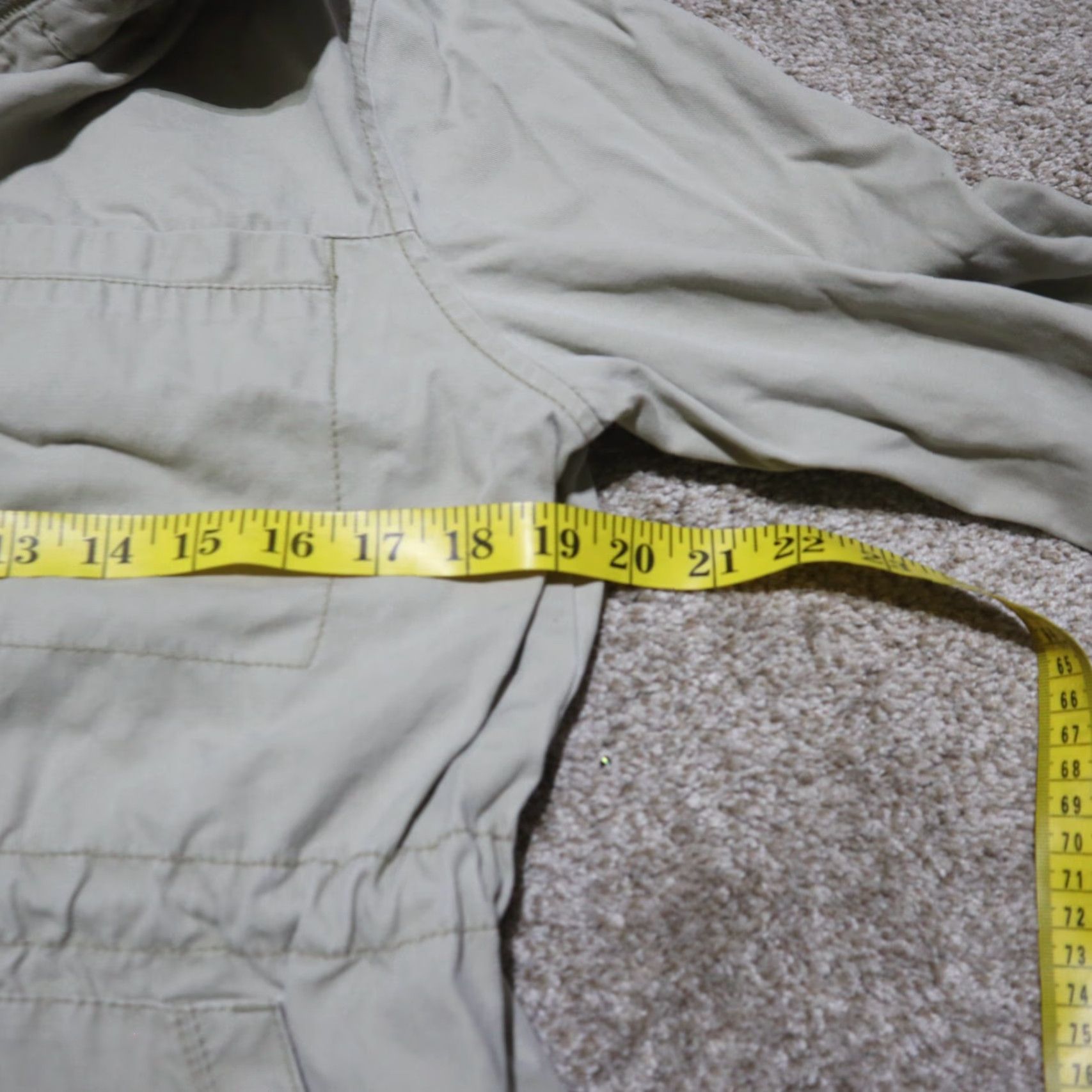 Old Navy VINTAGE Old Navy Women's Jacket Long Sleeve Full Zip Pockets Beige 2010s Size Large Size L / US 10 / IT 46 - 6 Thumbnail