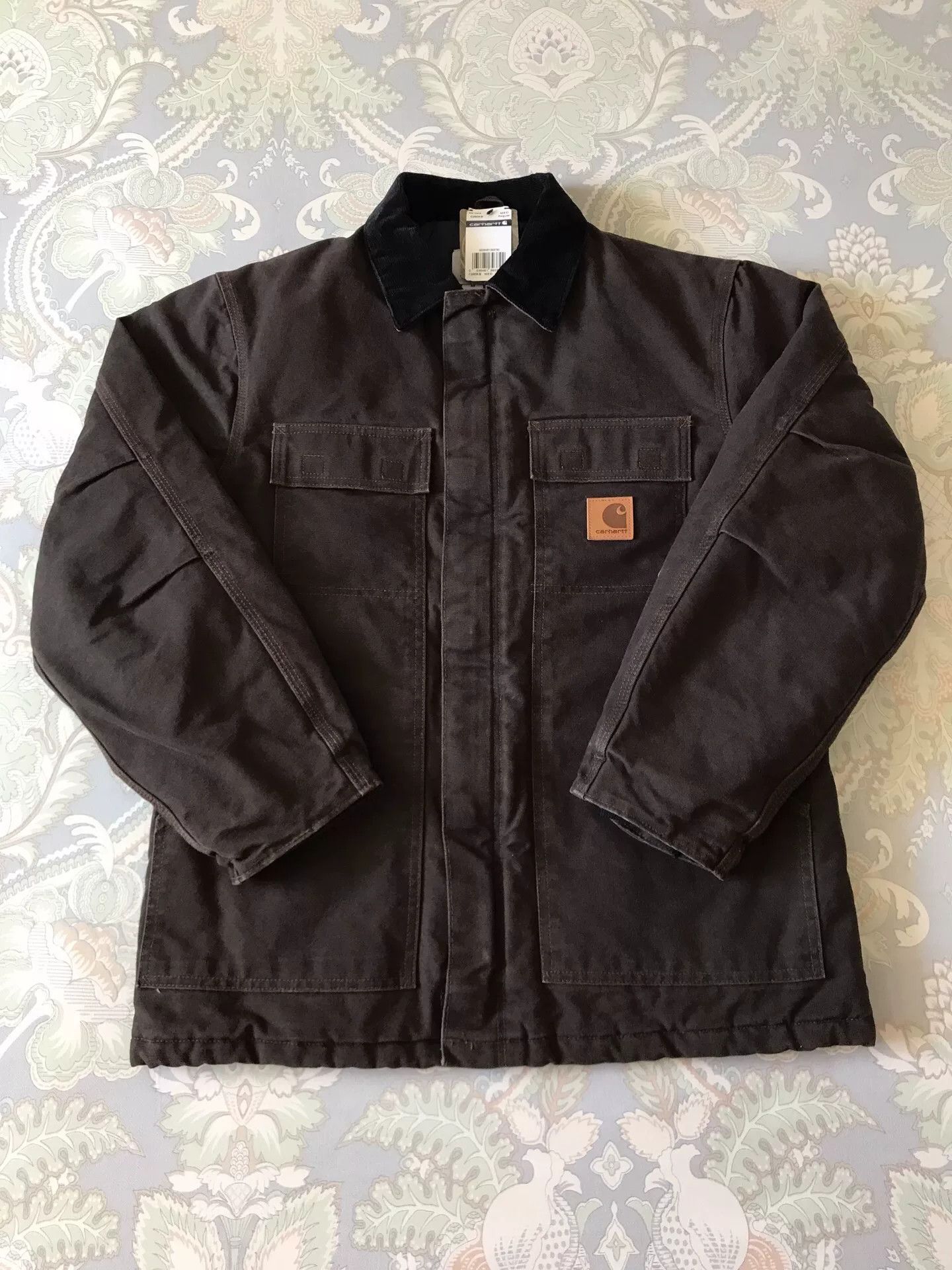 Carhartt Carhartt C26 DKB Washed Canvas Work Jacket Size US M / EU 48-50 / 2 - 1 Thumbnail