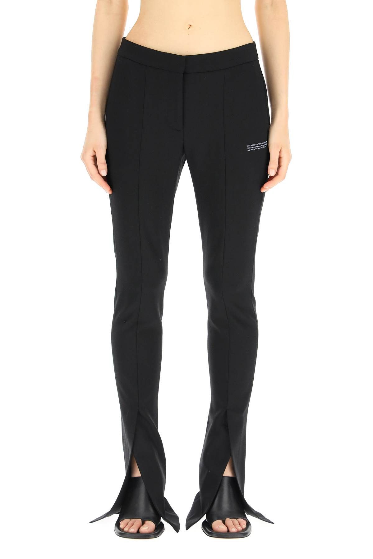 Off-White o1s22i1n0824 Corporate Tailoring Pants in Black Size 28" / US 6 / IT 42 - 2 Thumbnail