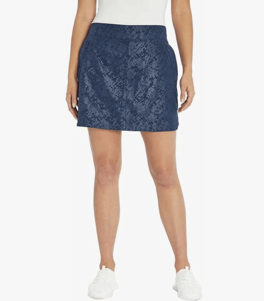 Orvis Orvis Embossed Pull-On Travel Skort Mesh Inner Navy Shorts Size 30" / US 8 / IT 44 - 3 Thumbnail