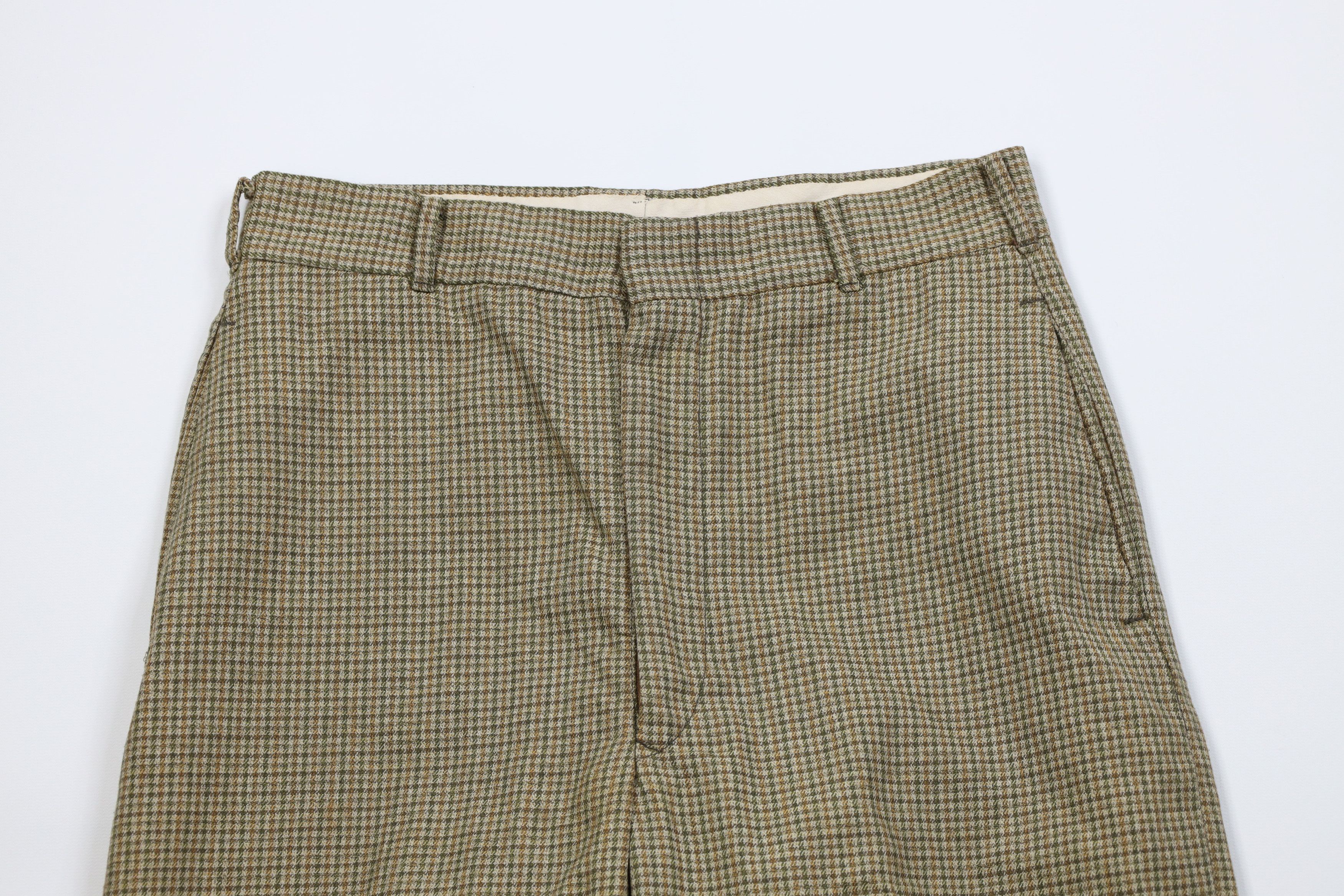 Vintage Vintage 50s Streetwear Straight Leg Chino Pants Plaid USA Size US 28 / EU 44 - 2 Thumbnail