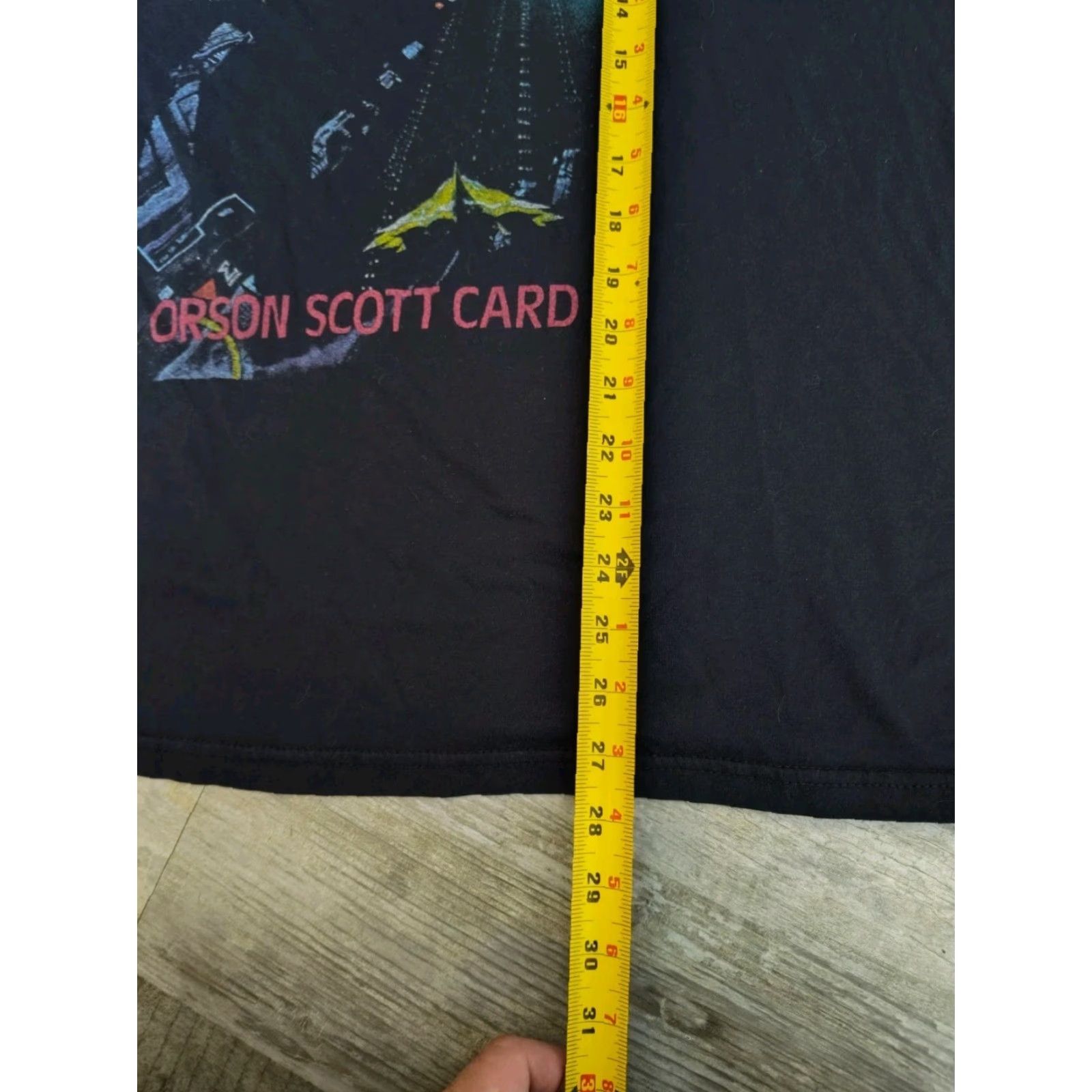 Vintage VINTAGE Ender's Game Orson Scott Card Graphic T-Shirt Men L/XL Black Book Movie Out of Print Rare Size US L / EU 52-54 / 3 - 5 Thumbnail