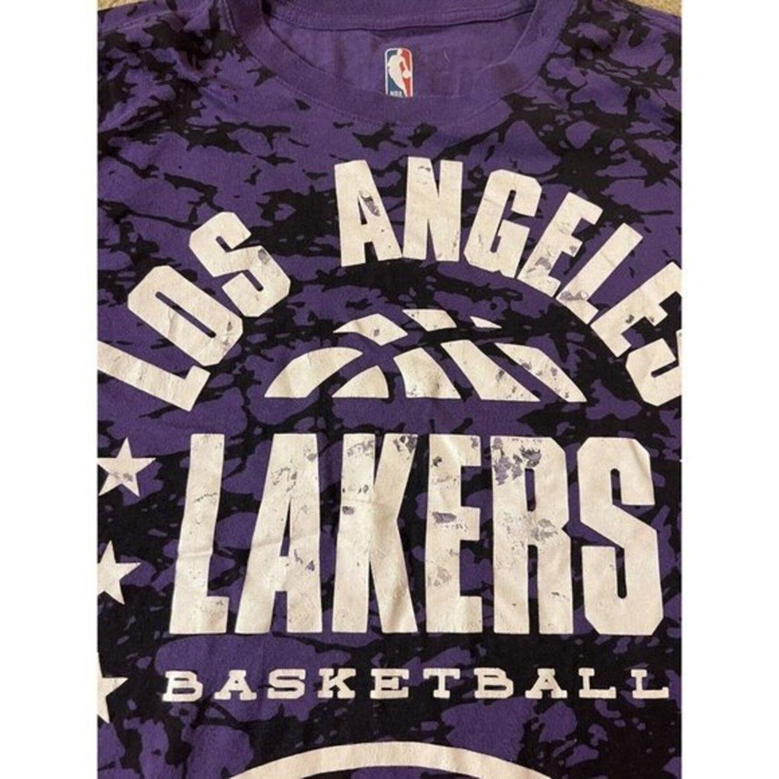 NBA NBA Polyester Los Angeles Lakers Graphic T Shirt Size L Size US L / EU 52-54 / 3 - 4 Thumbnail