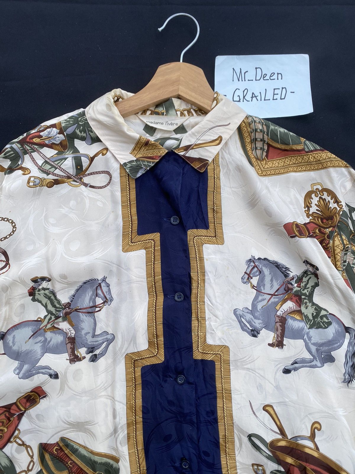 Vintage Rare Vintage Madame Rivere Silk Blouse Size M / US 6-8 / IT 42-44 - 8 Thumbnail