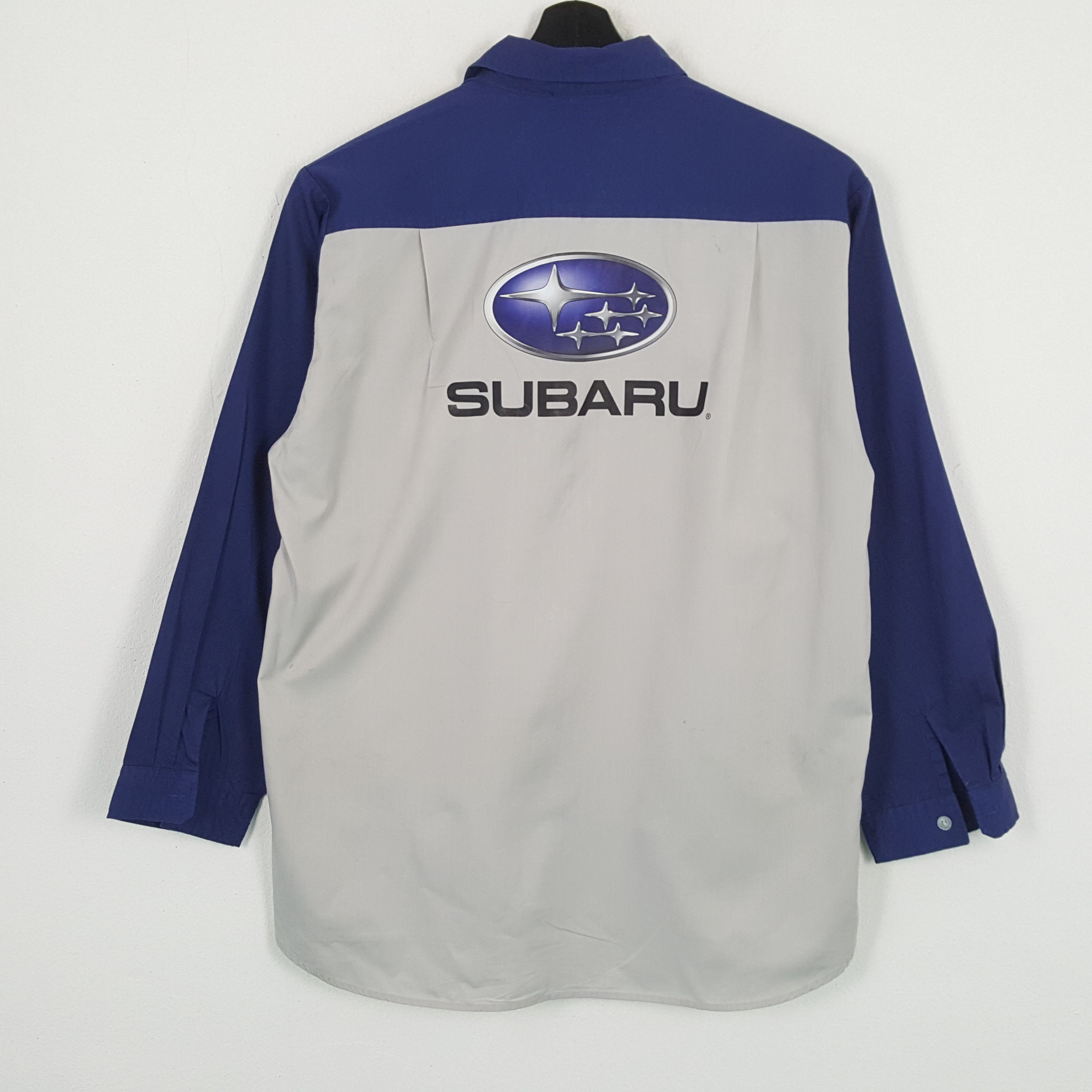 Vintage SUBARU Japanese Motorsports Workwear Style Custom Jacket Size US L / EU 52-54 / 3 - 1 Thumbnail