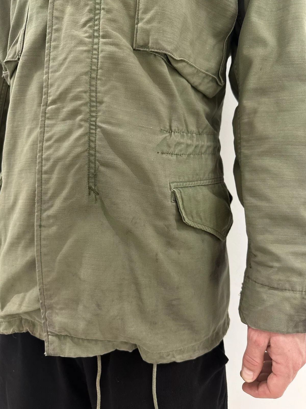 Vintage Vintage 1970s US Air Force Jacket M65 Scovill Zip Army Size US S / EU 44-46 / 1 - 7 Thumbnail