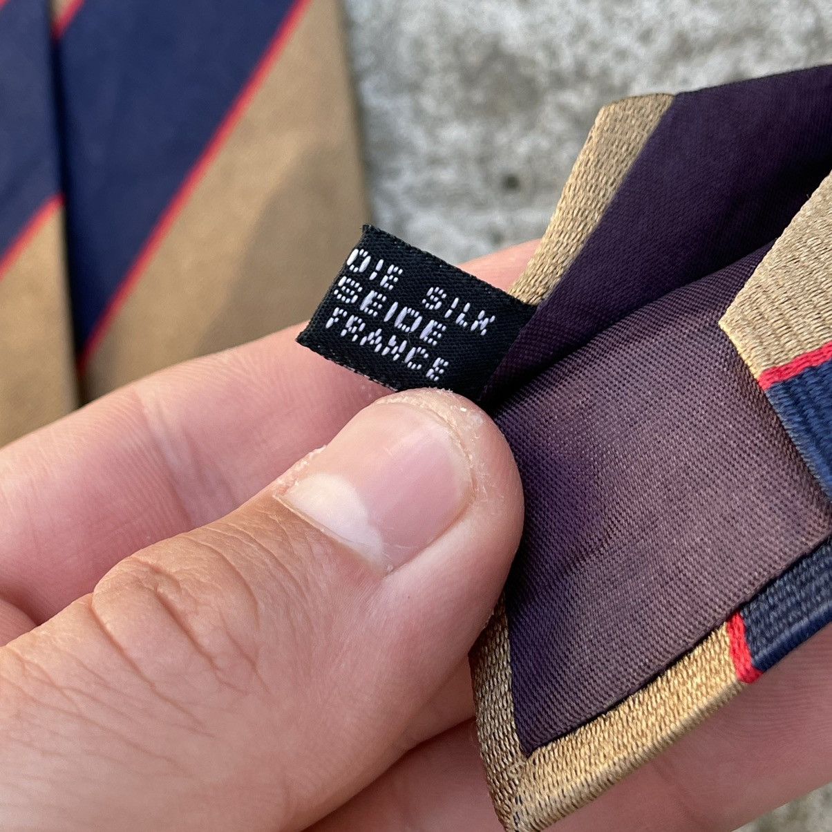 Lacoste Vintage Lacoste Tie Silk 90s Old Money Street style Size ONE SIZE - 9 Thumbnail