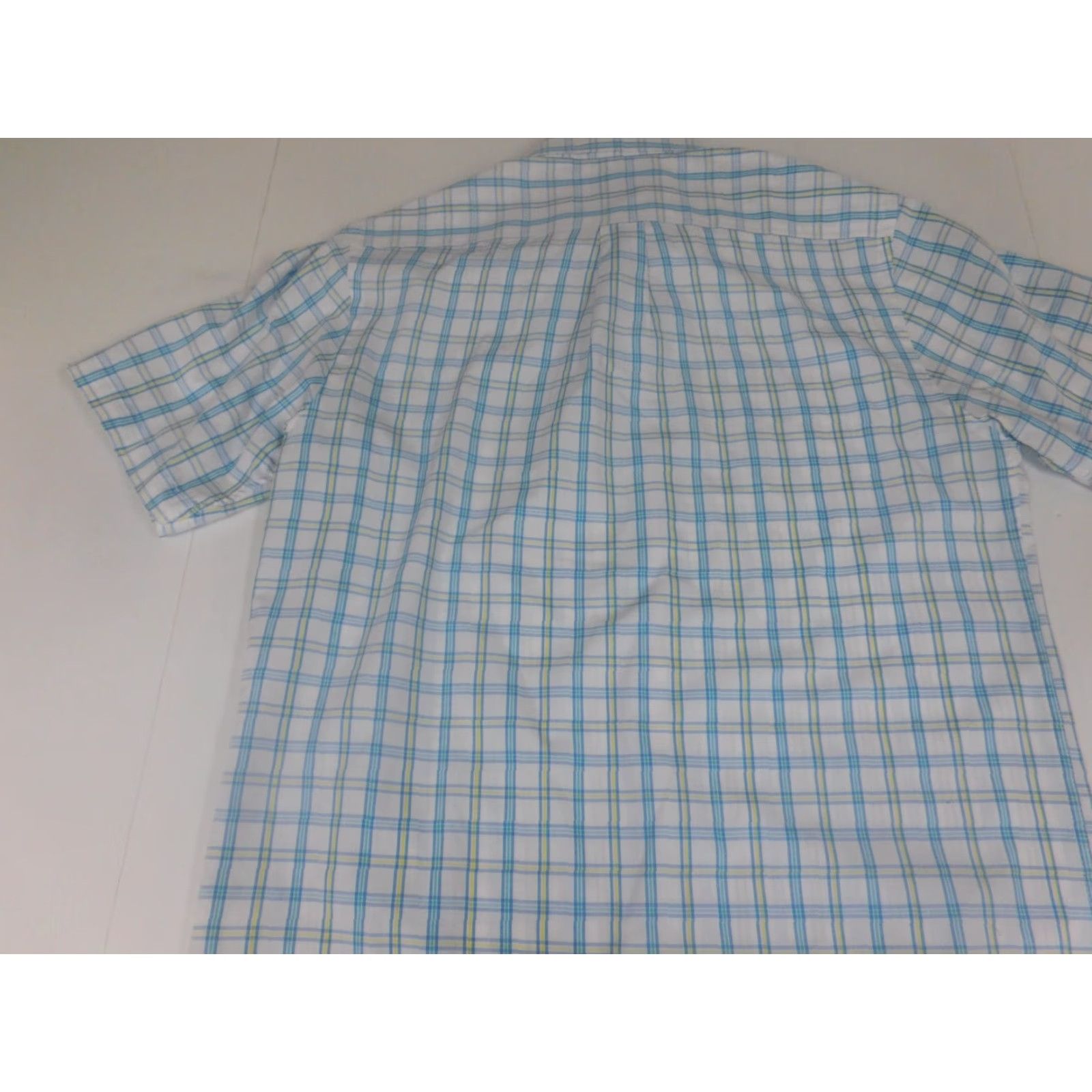 Dockers Dockers Shirt Short Sleeve Blue Plaid Button-Down Size US S / EU 44-46 / 1 - 7 Thumbnail