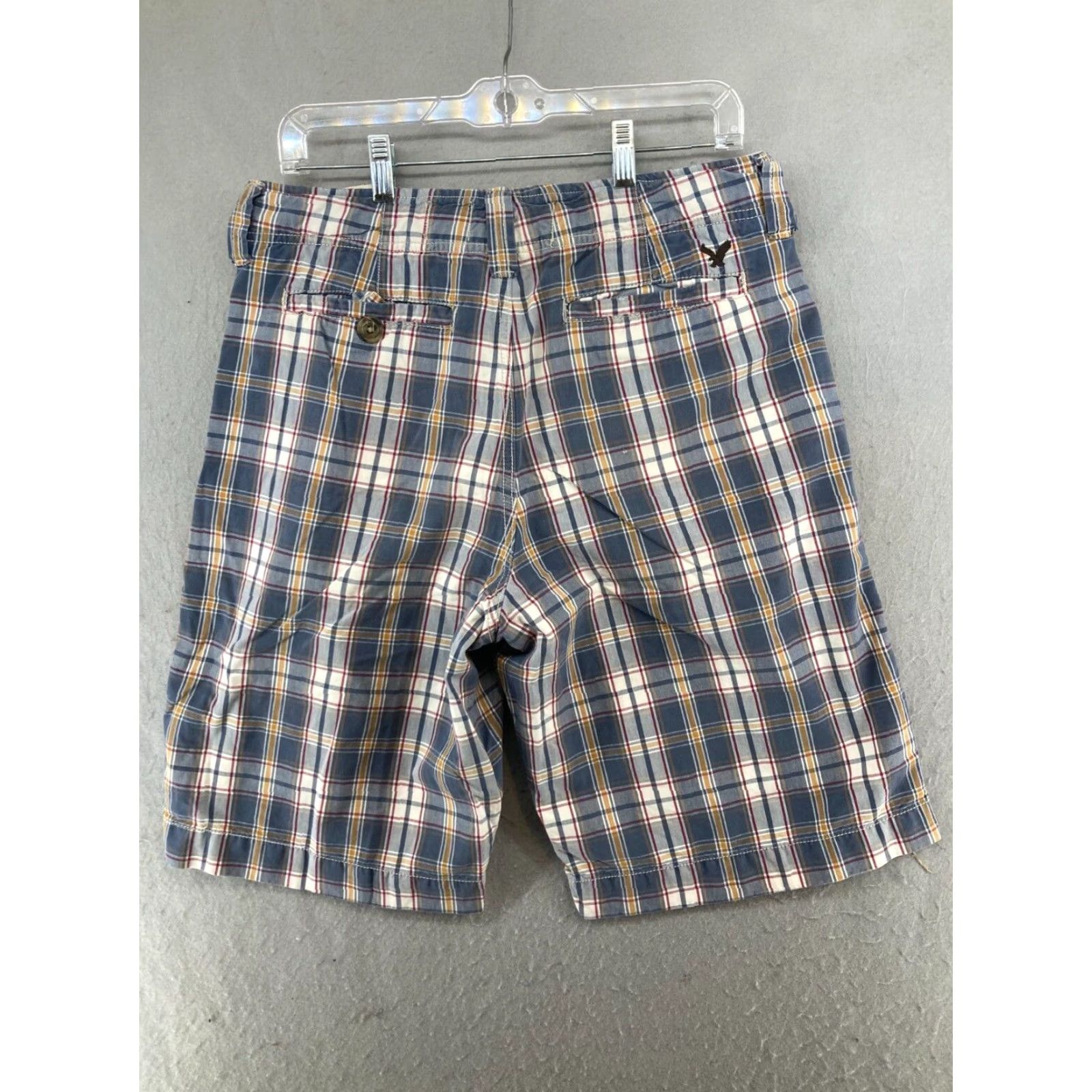 American Eagle Outfitters American Eagle Outfitters Shorts Mens 30 Blue Plaid 10'' Preppy Summer Size US 30 / EU 46 - 6 Thumbnail