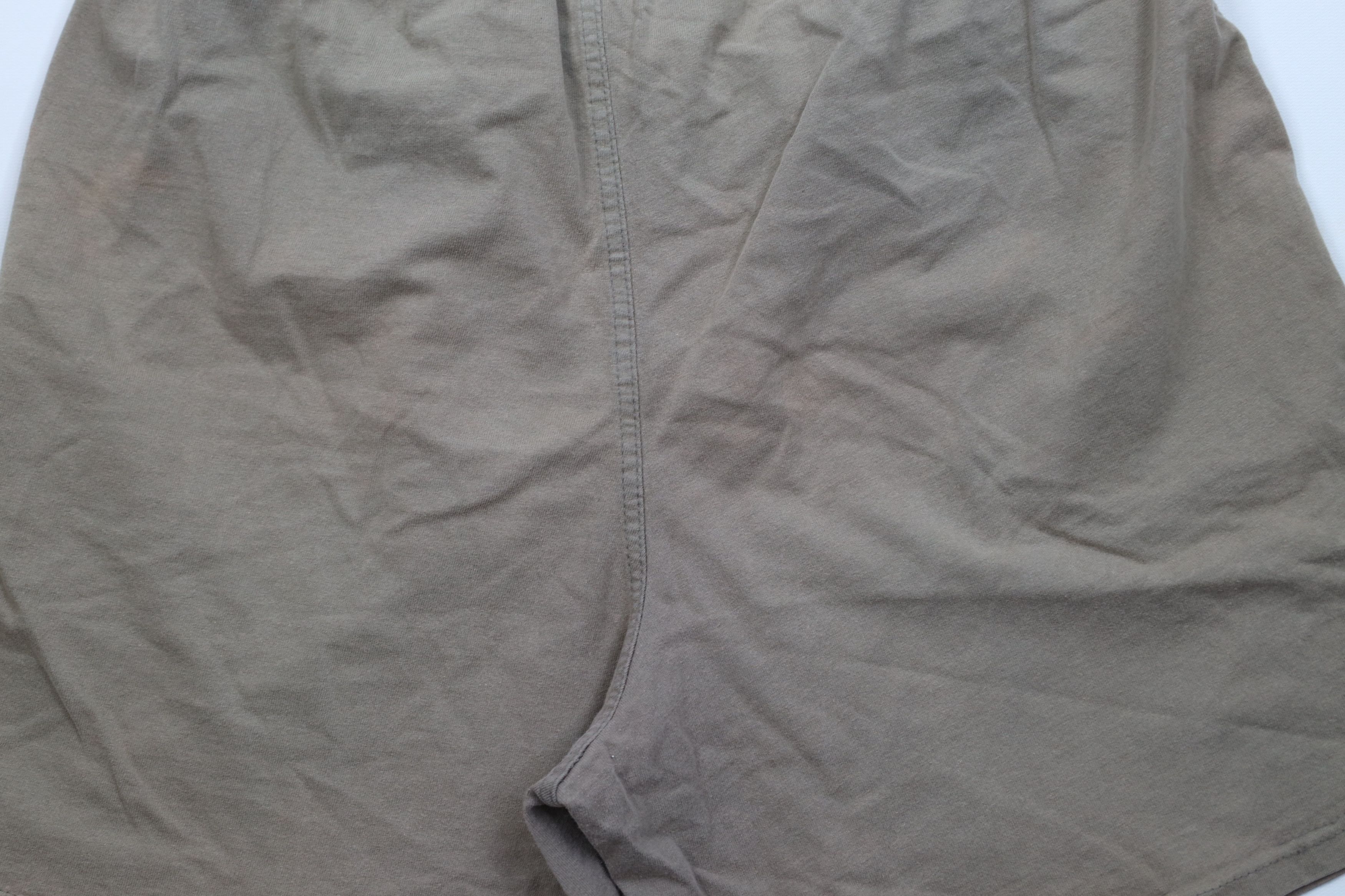 Vintage Vintage Streetwear Blank Above Knee Cotton Shorts Beige Size US 34 / EU 50 - 13 Thumbnail