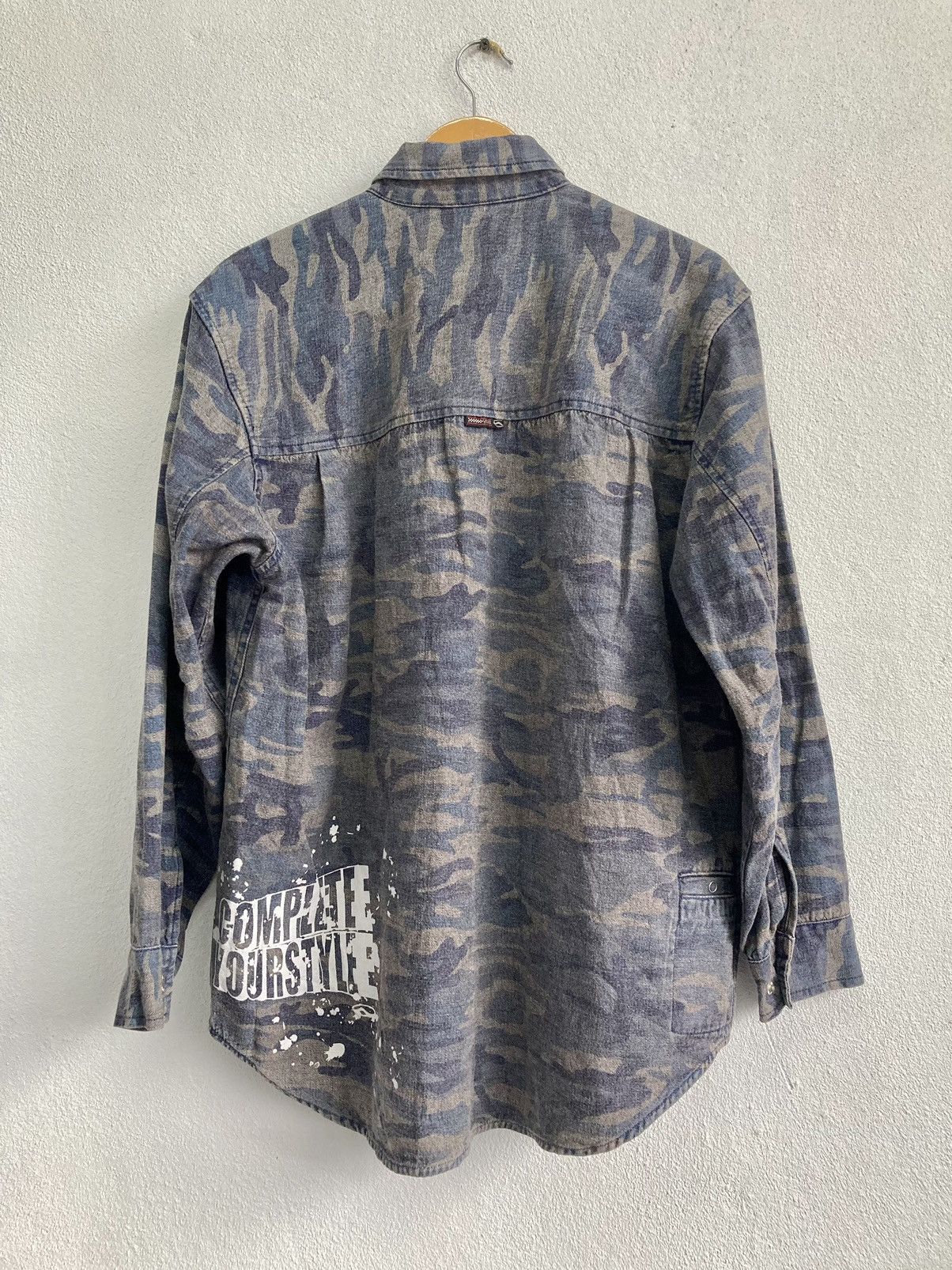 Vans Old Vans SKATEROOTS Denim Camo Flannel Size US L / EU 52-54 / 3 - 2 Thumbnail