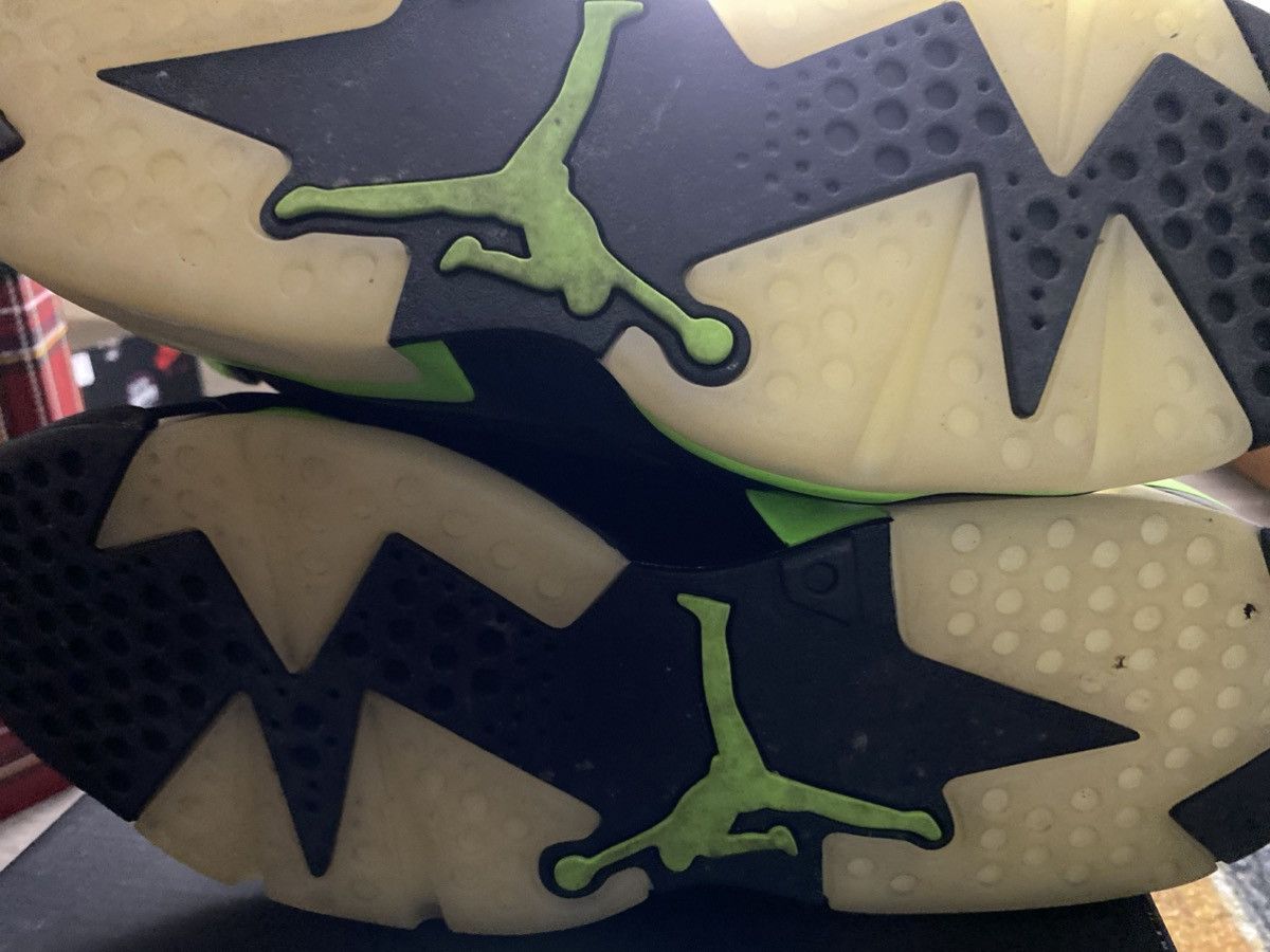 Jordan Brand × Nike Jordan 6 Retro Electric Green Size US 11.5 / EU 44-45 - 7 Thumbnail