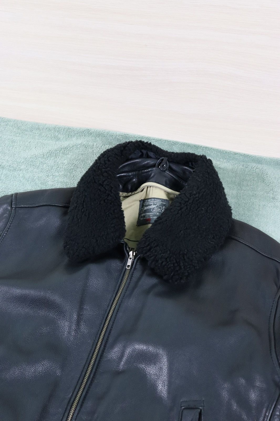 Levi's Vintage Clothing 90’s Levi's Leather Jacket + Puffer Vest Made in Korea Size US M / EU 48-50 / 2 - 5 Thumbnail