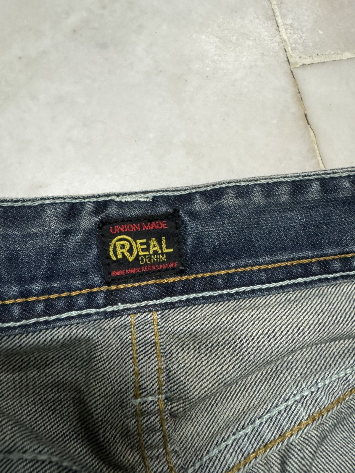Japanese Brand 💥THRASHED💥VTG UNION MADE REALBVOICE MUDWASH DIRTY DISTRESS Size US 36 / EU 52 - 9 Thumbnail