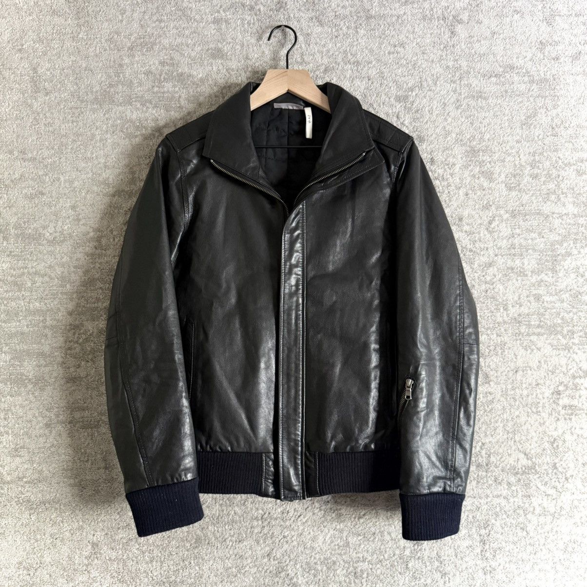AZ by junhashimoto AZ by Jun Hashimoto Goatskin Leather Double Zip Jacket Size US M / EU 48-50 / 2 - 1 Thumbnail