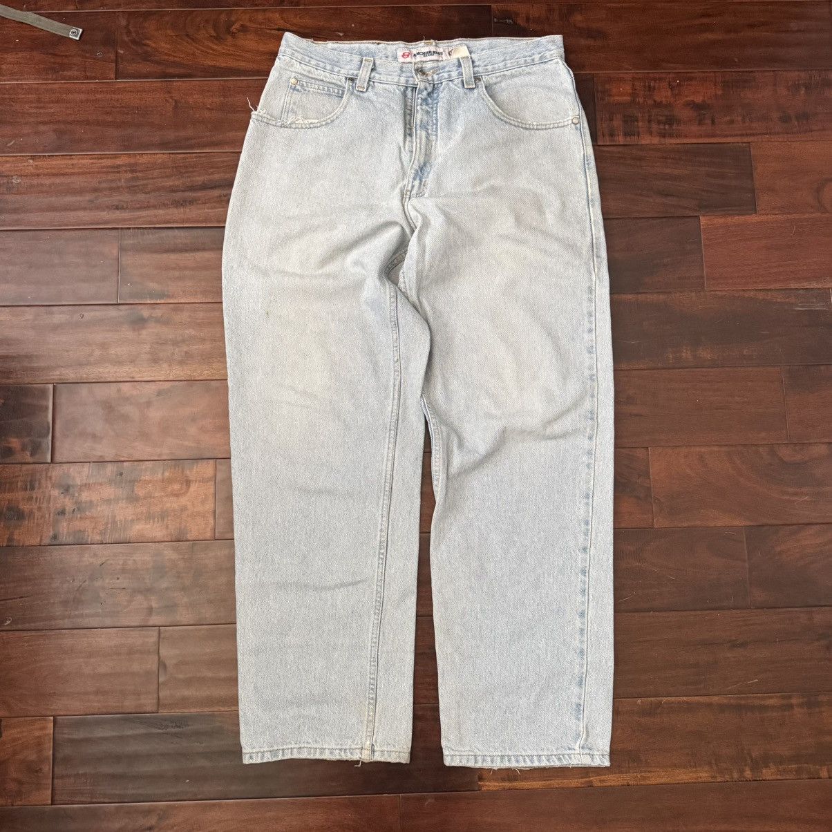 Anchor Blue Vintage Anchor Blue Baggy Denim Jeans Size US 36 / EU 52 - 1 Thumbnail