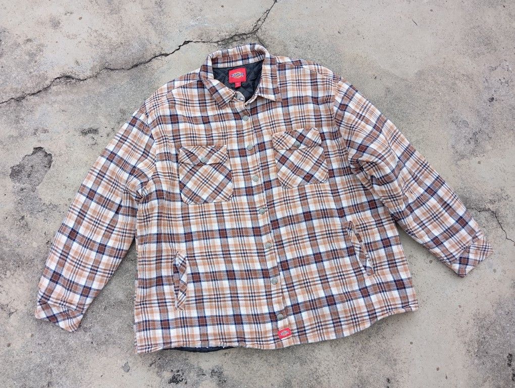 Dickies Dickies 🛠️ Flannel Quilted Lined Jacket Size ONE SIZE - 2 Thumbnail