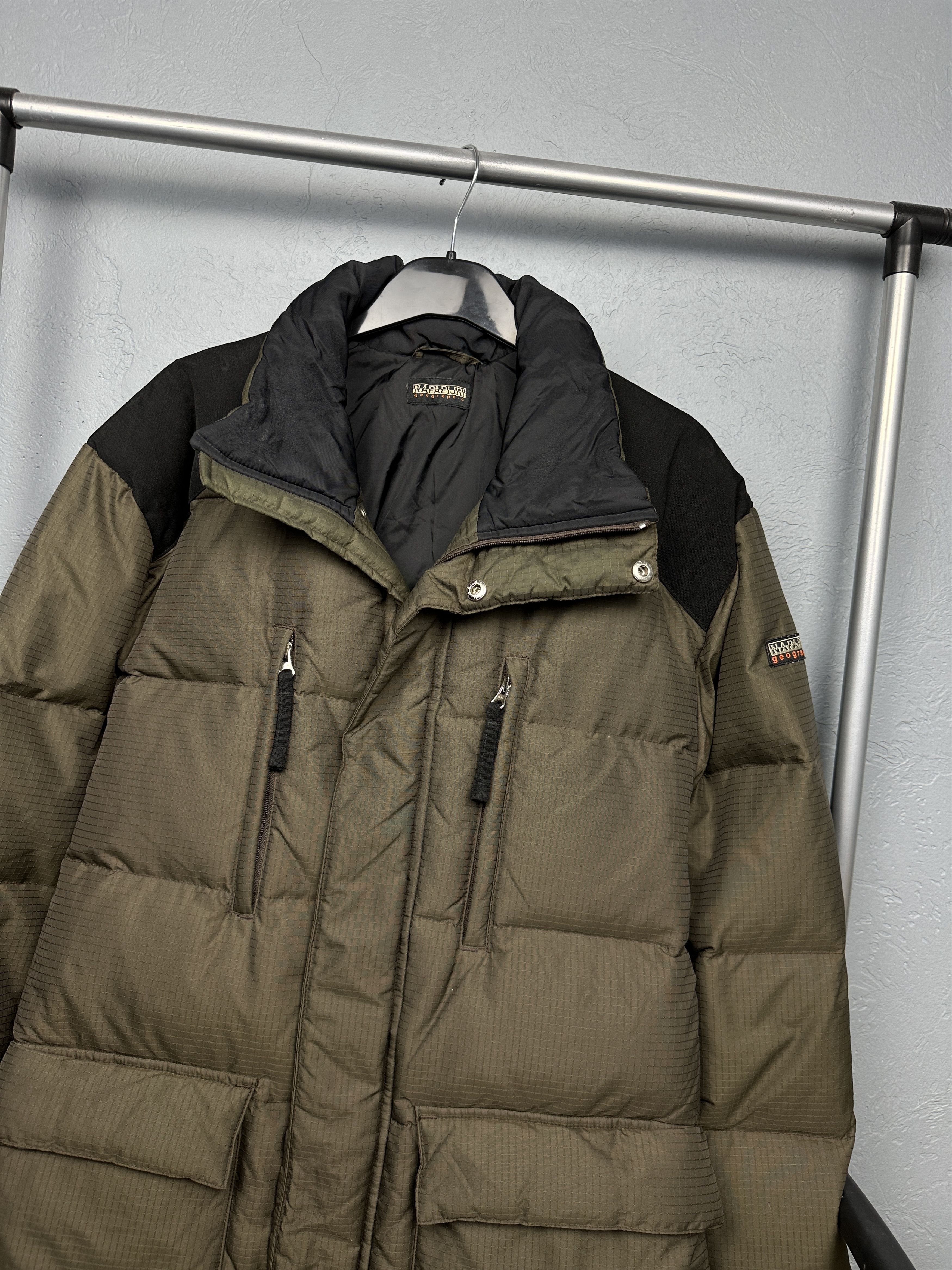 Napapijri × Vintage Napapijri Vintage Mens Puffer Jacket Size US M / EU 48-50 / 2 - 2 Thumbnail