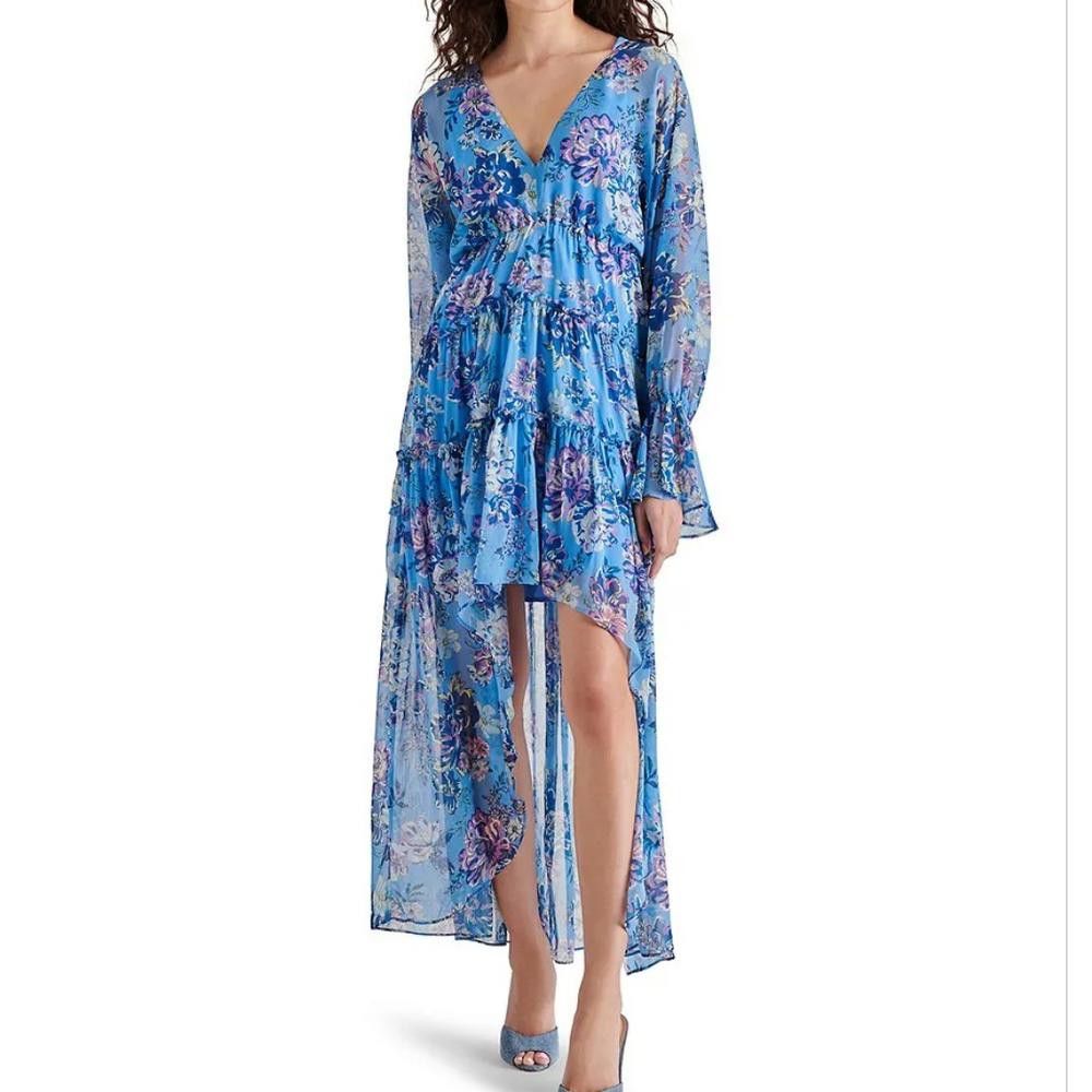 Steve Madden Floral Blue Dress