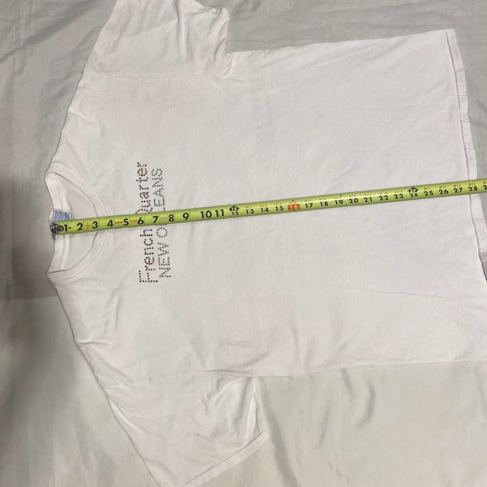 Delta Delta Shirt White T-Shirt Logo XL, Crew Neck, Short Sleeve, Jersey, Cotton, Regular Fit, Casual, Basic, Women Size XL / US 12-14 / IT 48-50 - 4 Thumbnail