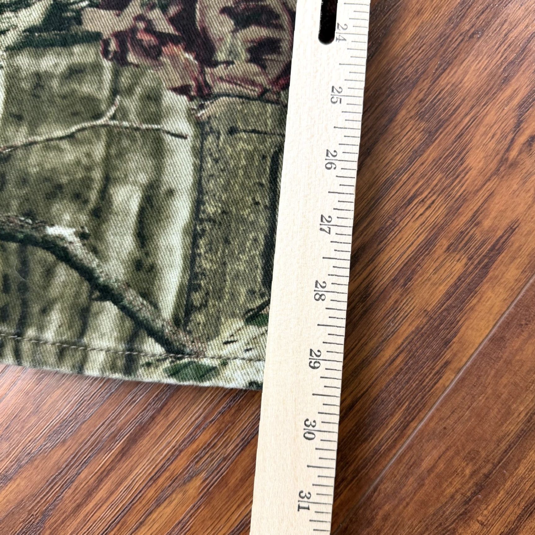 Vintage Mossy Oak Pants Mens 34 Green Camouflage Cotton Chino Straight Regular Size US 31 - 6 Thumbnail