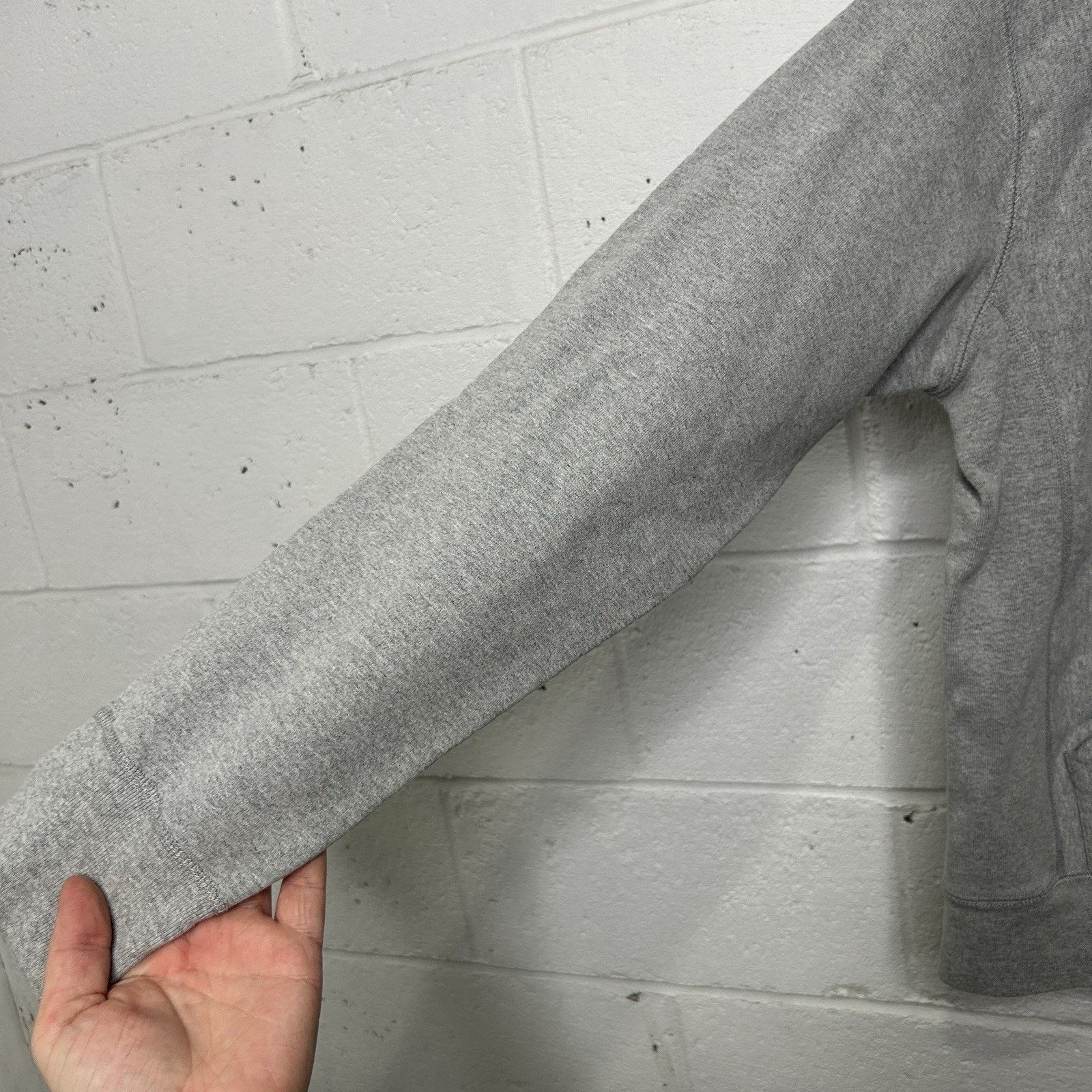 Supreme Supreme Fleece Pullover Blank Hoodie “Heather Grey” Size US M / EU 48-50 / 2 - 7 Thumbnail