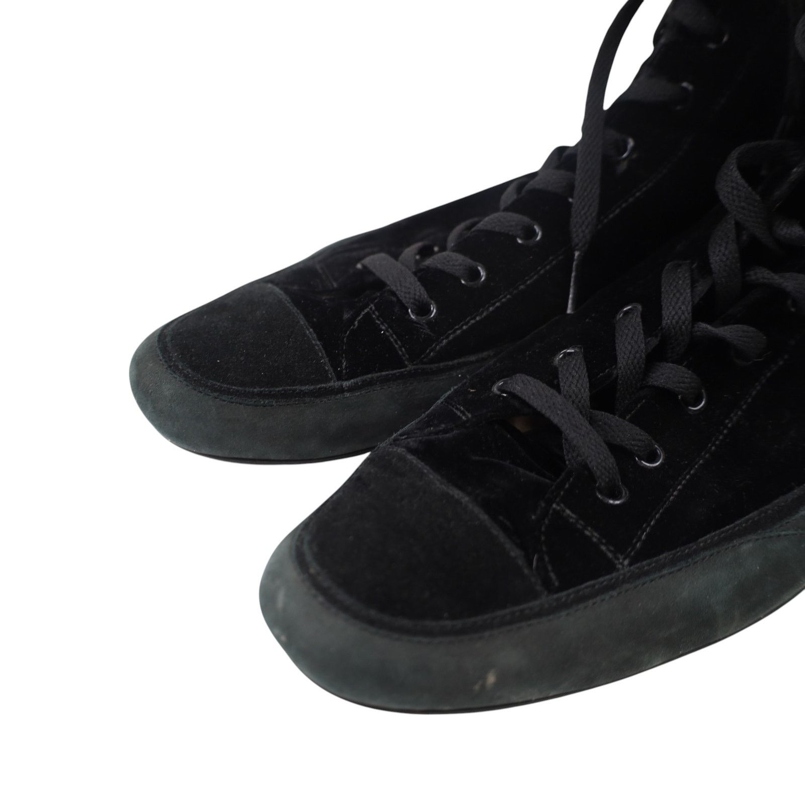 Hope × Vintage Hope For Men Italian Leather Crushed Velvet Sneakers Size US 12 / EU 45 - 3 Thumbnail
