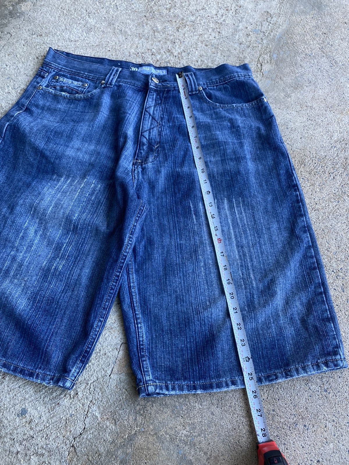 JNCO × Southpole × Vintage Vintage Y2K Baggy Southpole Style Jorts Jean Shorts Size US 36 / EU 52 - 10 Thumbnail