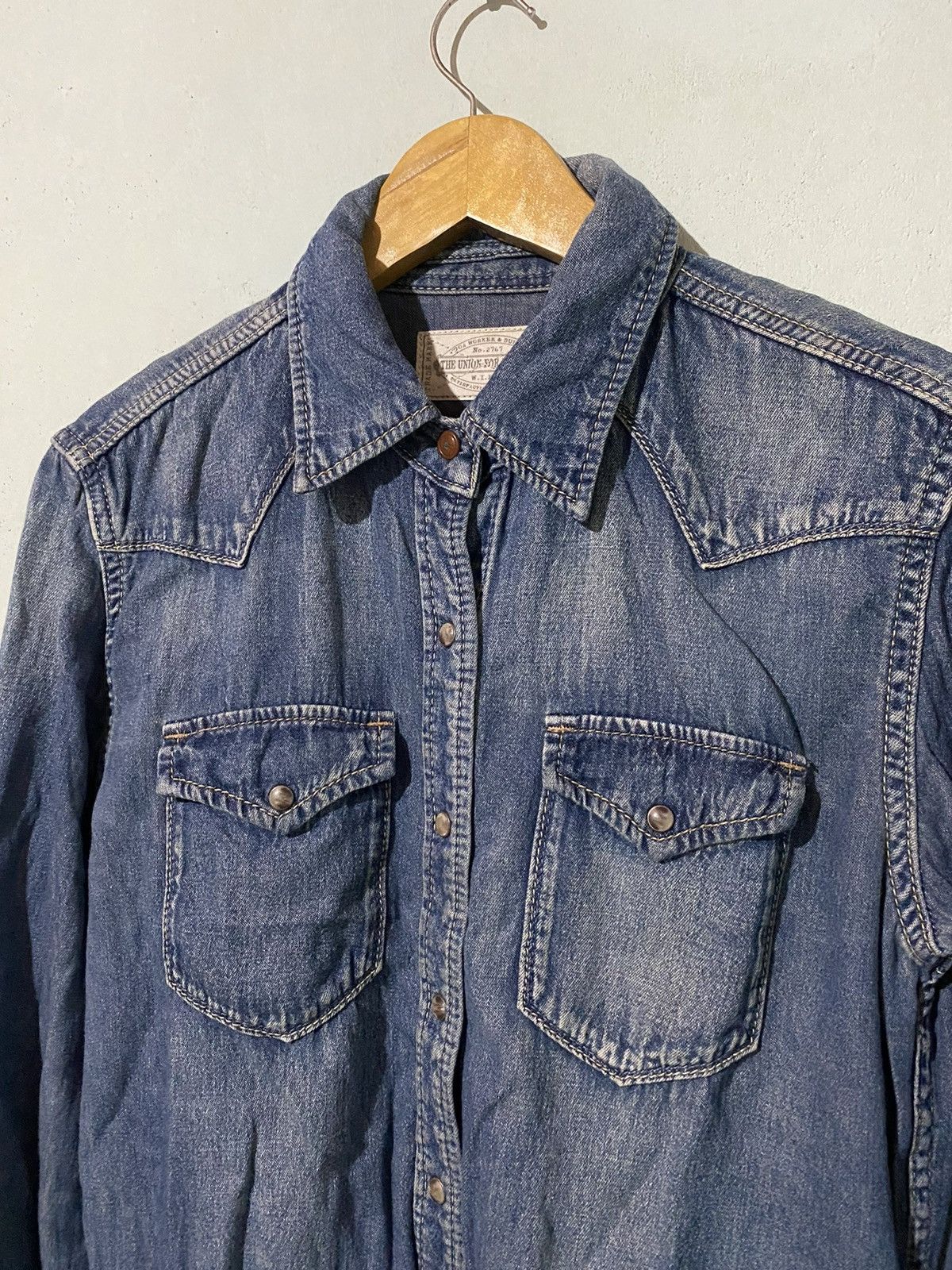 Beauty Beast × Hysteric Glamour × Japanese Brand GOA Denim Button Long Sleeve Size US M / EU 48-50 / 2 - 2 Thumbnail