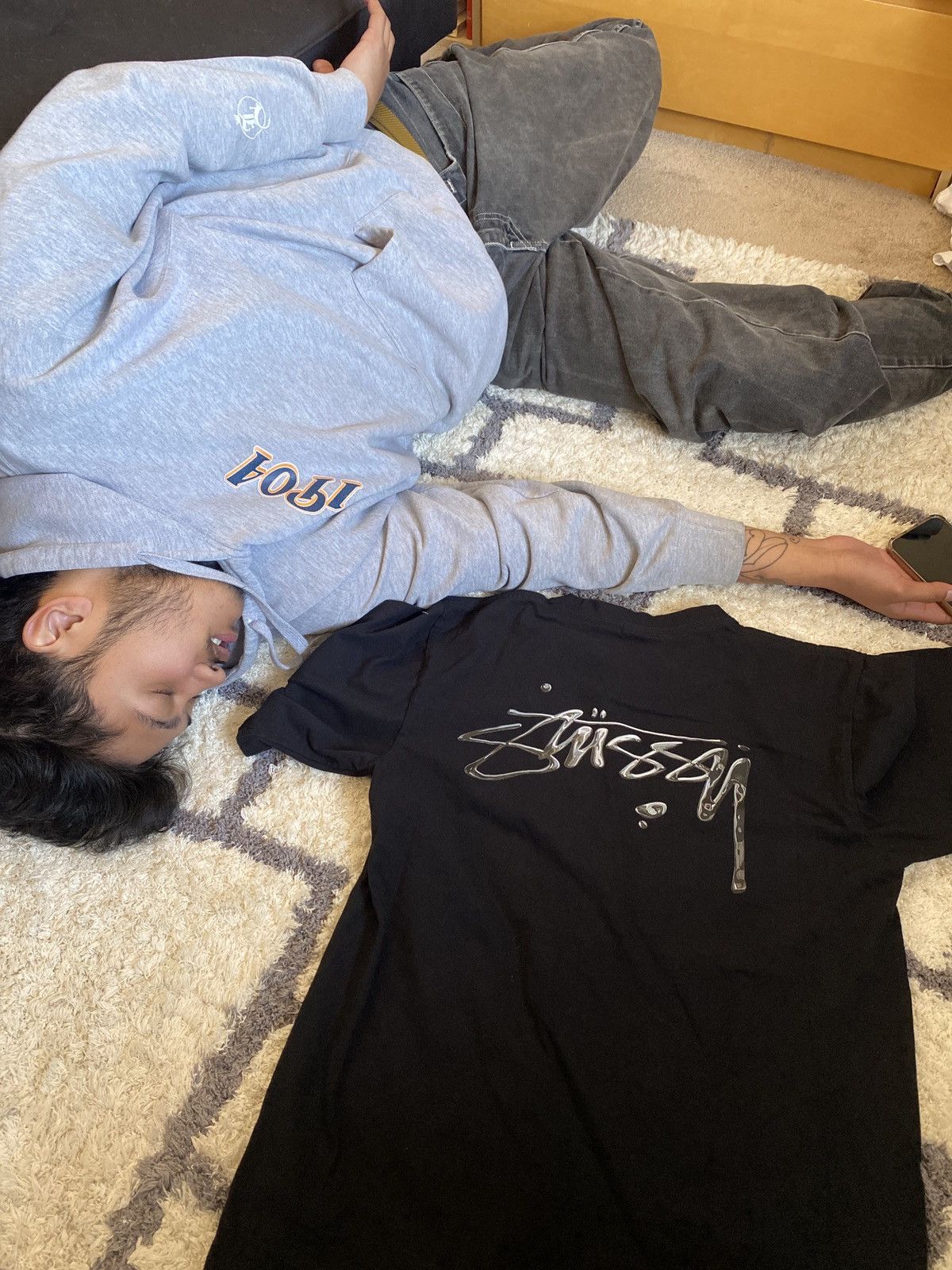 Vintage Black Stussy Mercury Tee | Grailed