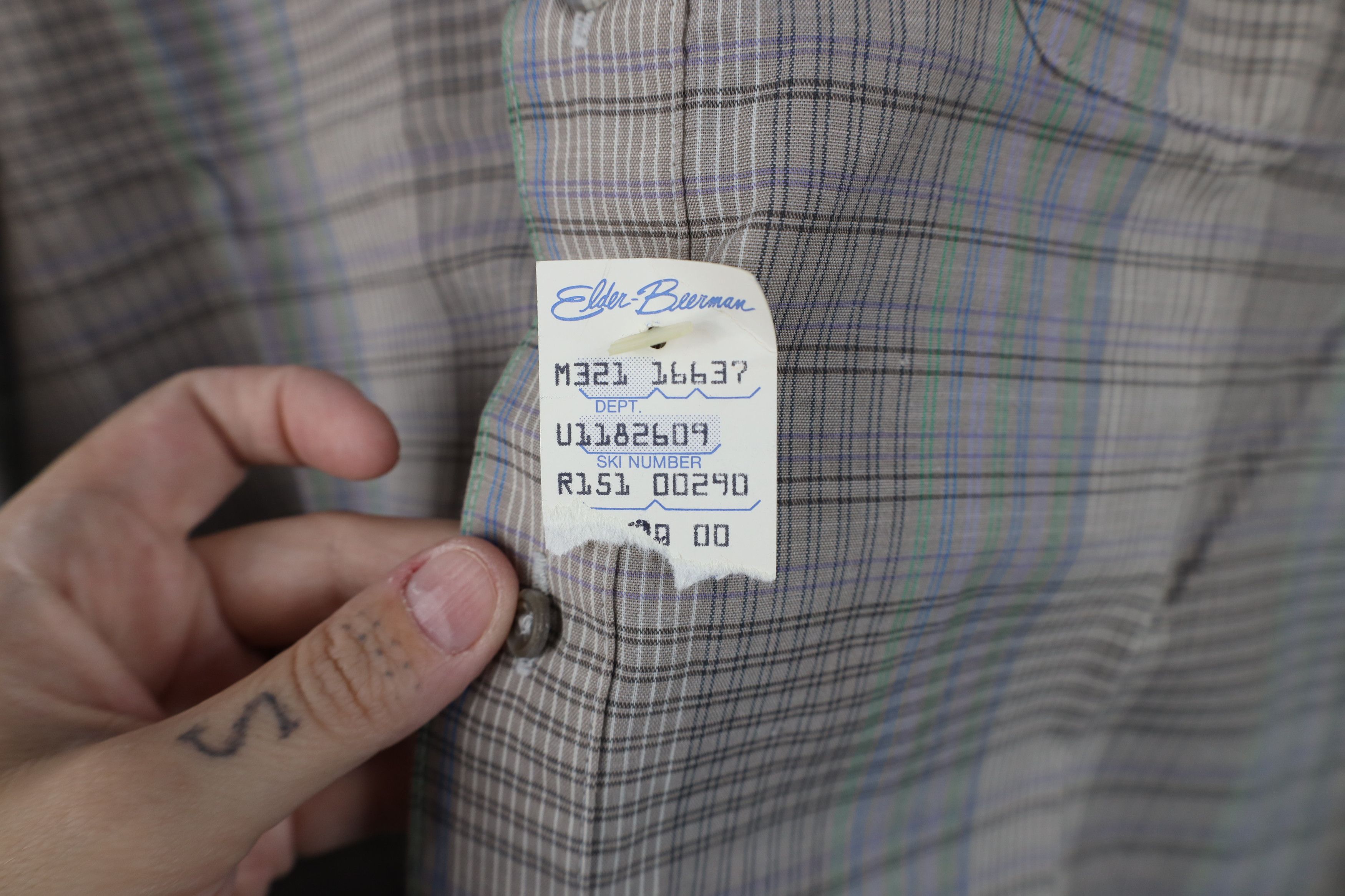 Vintage Deadstock Vintage 90s Streetwear Button Down Shirt Plaid Size US M / EU 48-50 / 2 - 4 Thumbnail