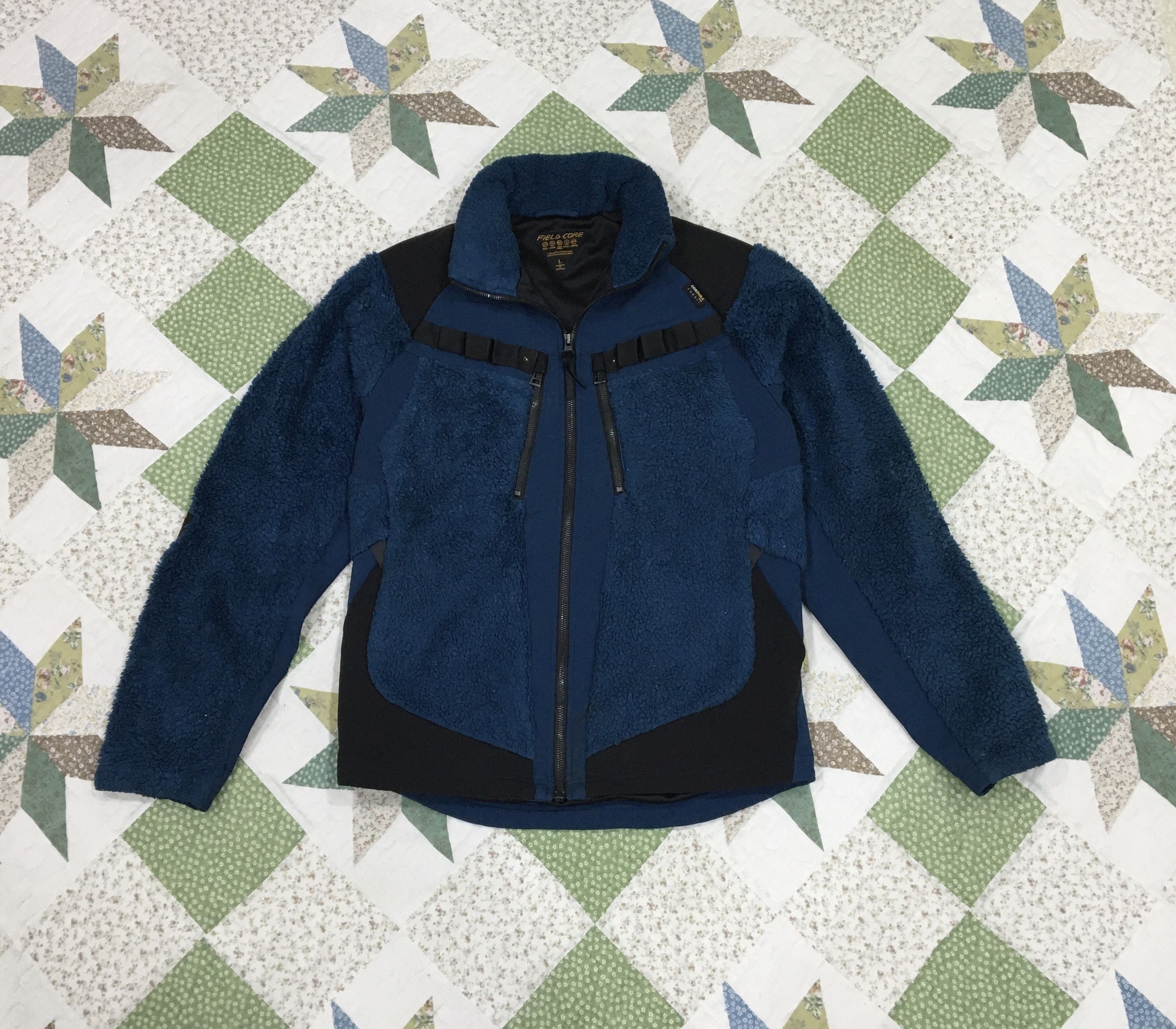 image of Outdoor Life Field Core Cordura Fabric Fleece in Blue, Women's (Size Small)