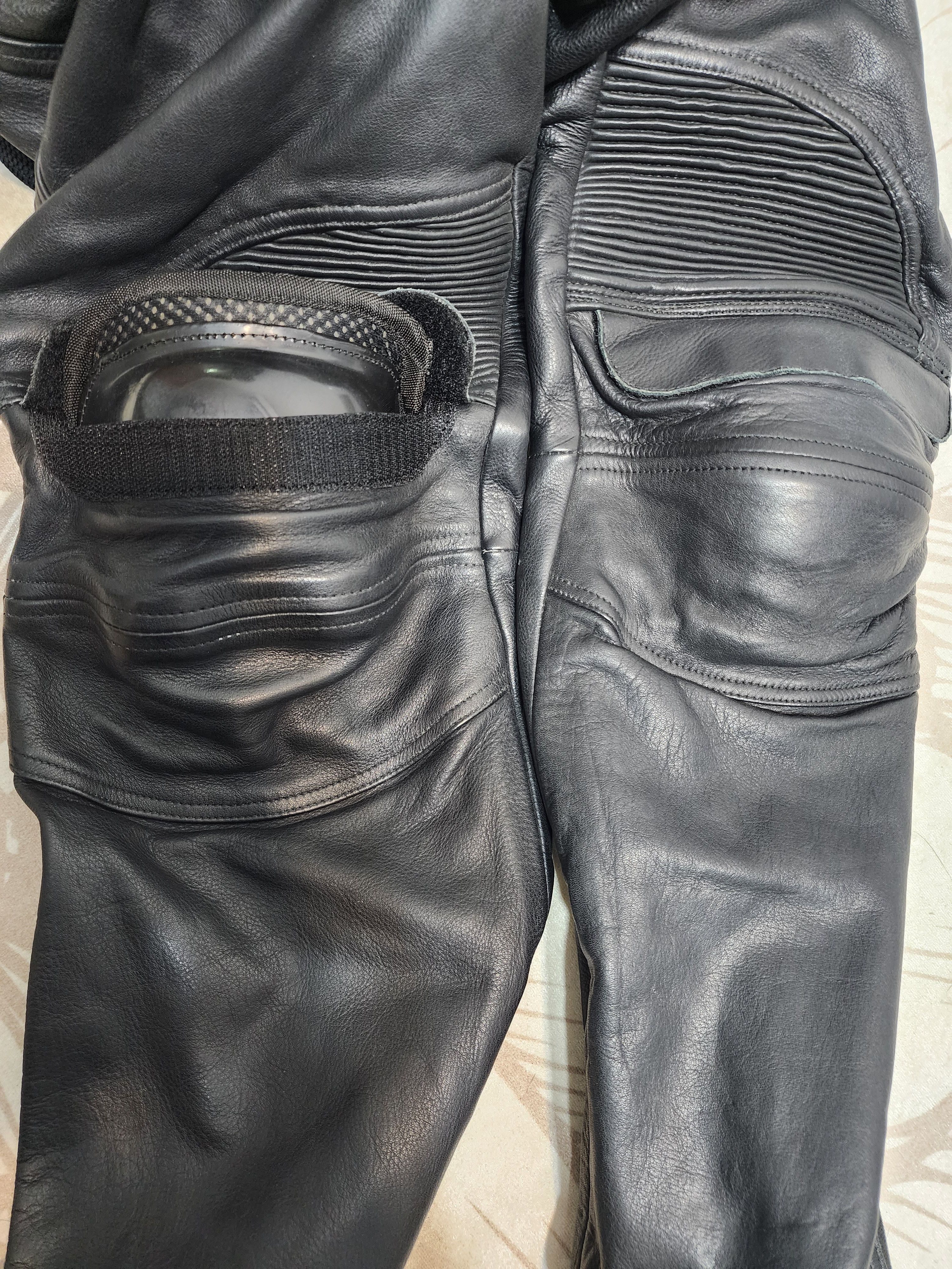 Genuine Leather Black Leather Biker Pants: Women's Ride Style Size 27" / US 4 / IT 40 - 8 Thumbnail