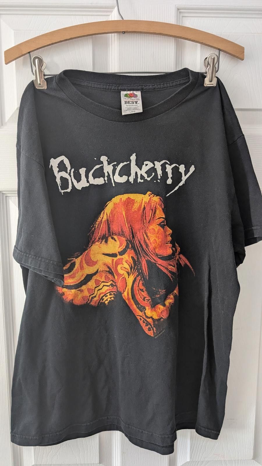 Fruit Of The Loom Vintage Buckcherry 1999 Tour T-Shirt Album Black Adult Large Size L / US 10 / IT 46 - 1 Thumbnail