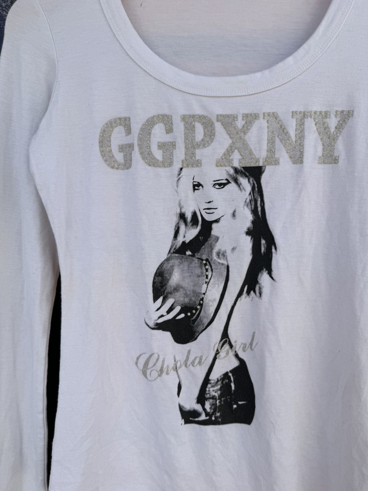 Hysteric Glamour × Japanese Brand × Le Grande Bleu (L.G.B.) Gothic GGPX New York Long sleeve Japanese sly Size US S / EU 44-46 / 1 - 4 Thumbnail