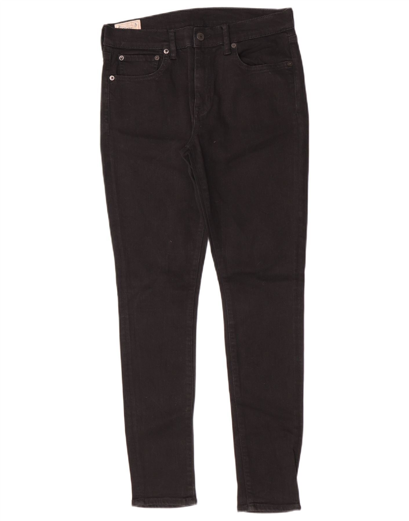 Polo Ralph Lauren Womens Skinny Jeans W30 L29 Black Size 42" / US 20 - 1 Thumbnail