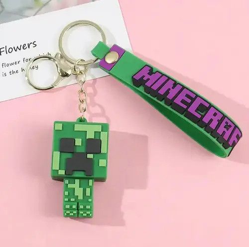 Other Classic Game Minecraft Figure Model Toys Keychain Size ONE SIZE - 2 Thumbnail