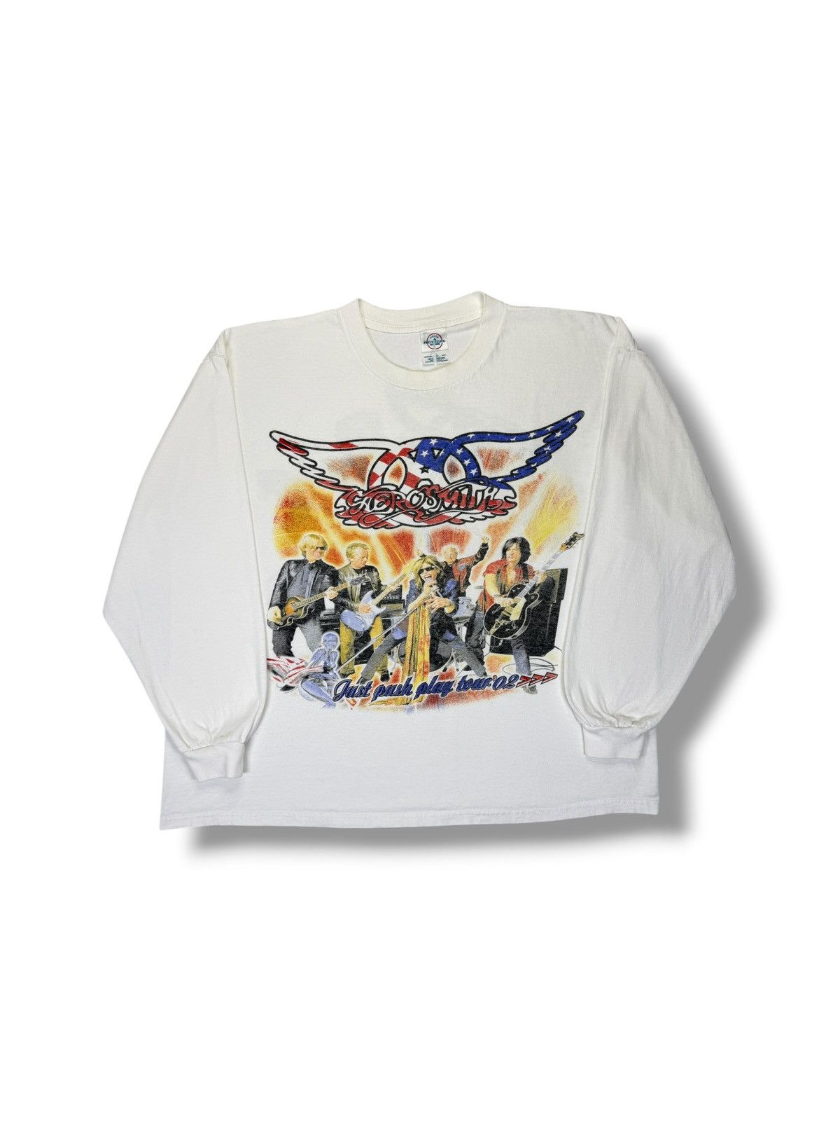 Band Tees Vintage 2002 Aerosmith Sorayama Long Sleeve Tee Size US XL / EU 56 / 4 - 9 Thumbnail