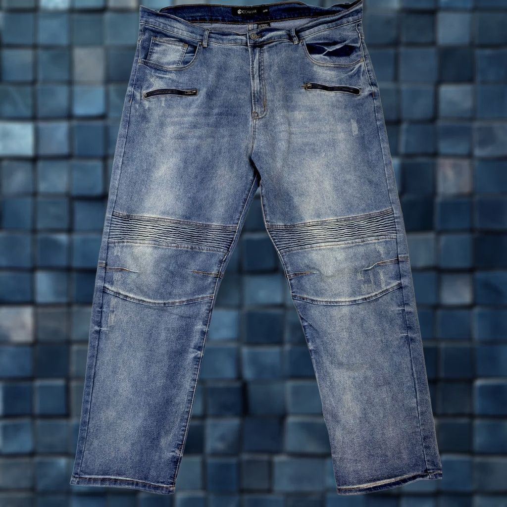 Rocawear VINTAGE Rocawear Baggy Wide-Leg Jeans Men 44x31 Distressed Blue Rocawear Baggy Jeans Wide-Leg Men 44x31 Distressed Blue Hip Hop Grunge Logo 90s Mens Size US 44 / EU 60 - 1 Thumbnail