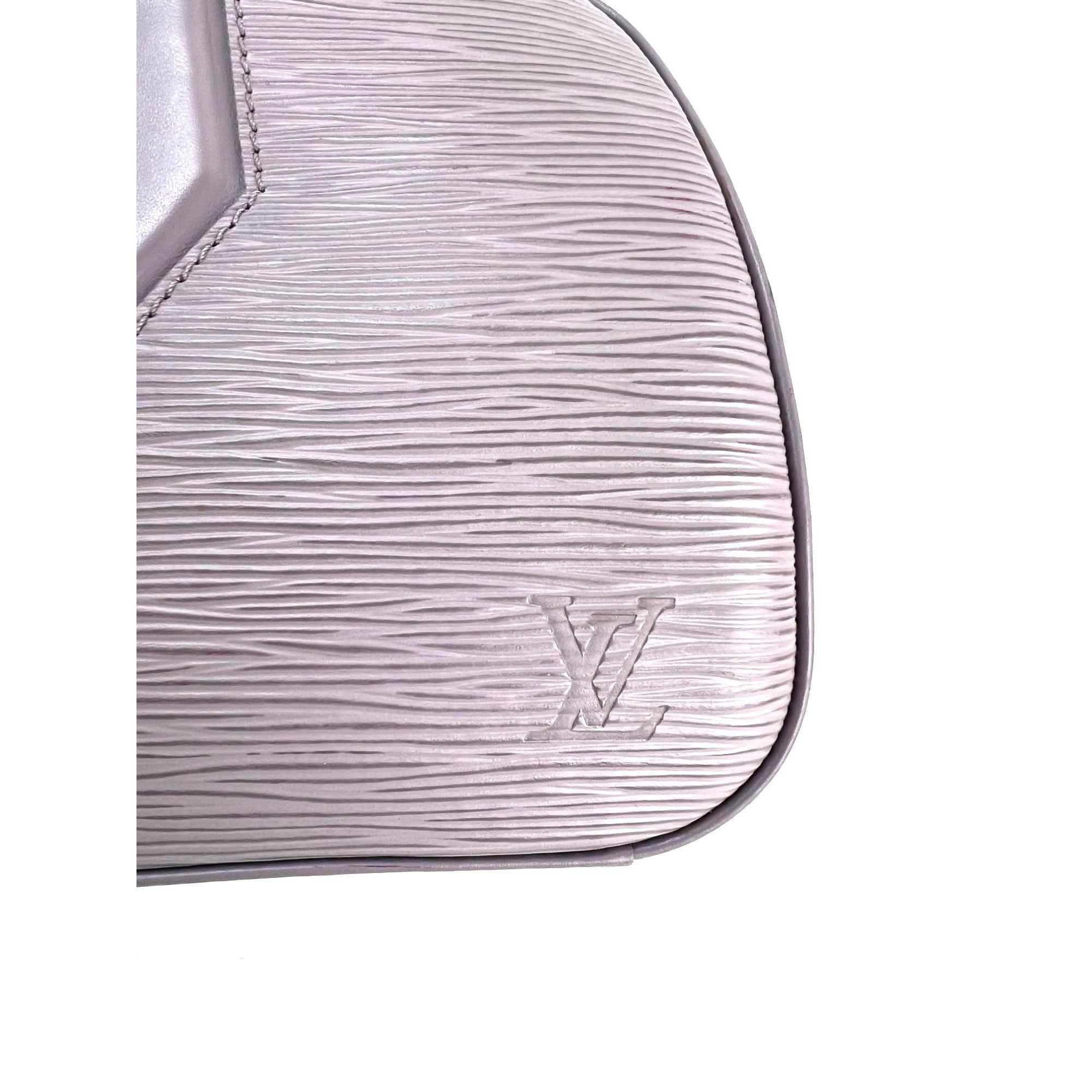 Louis Vuitton LOUIS VUITTON Epi Jasmin Grey Leather Hand Bag Size ONE SIZE - 12 Thumbnail