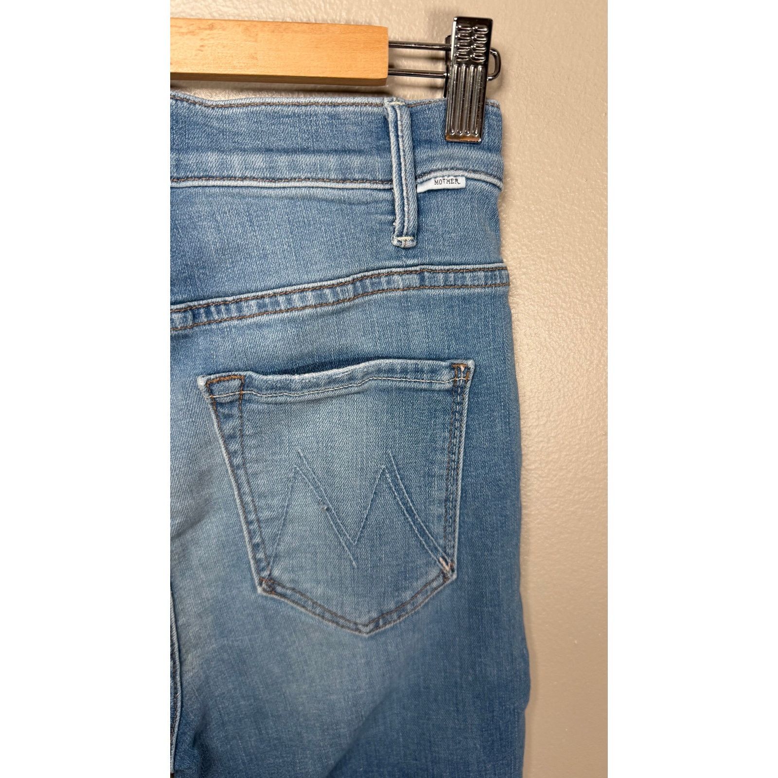 MOTHER Mother The Hustler Ankle Fray Jeans Shaken not Stirred- 27 Size 27" / US 4 / IT 40 - 5 Thumbnail