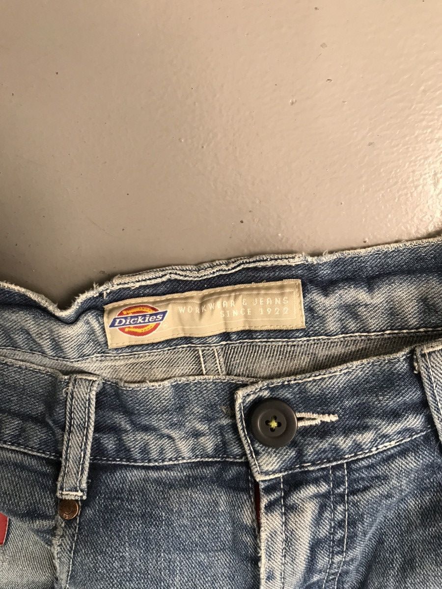 Dickies × Vintage Vintage dickies spell out embroidered denim Size US 33 - 9 Thumbnail